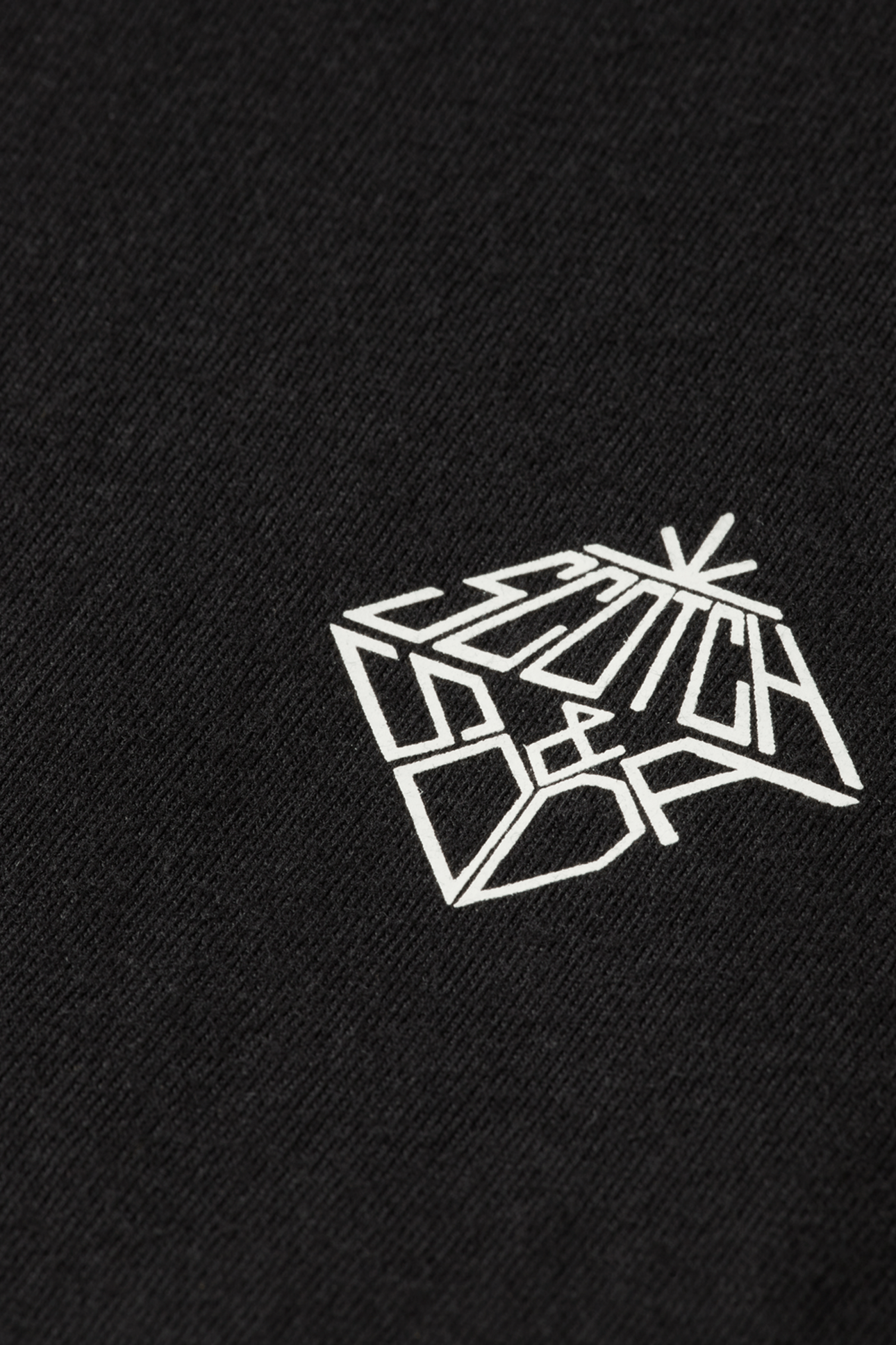 CHEST ARTWORK REGULAR T-SHIRT BLACK 7