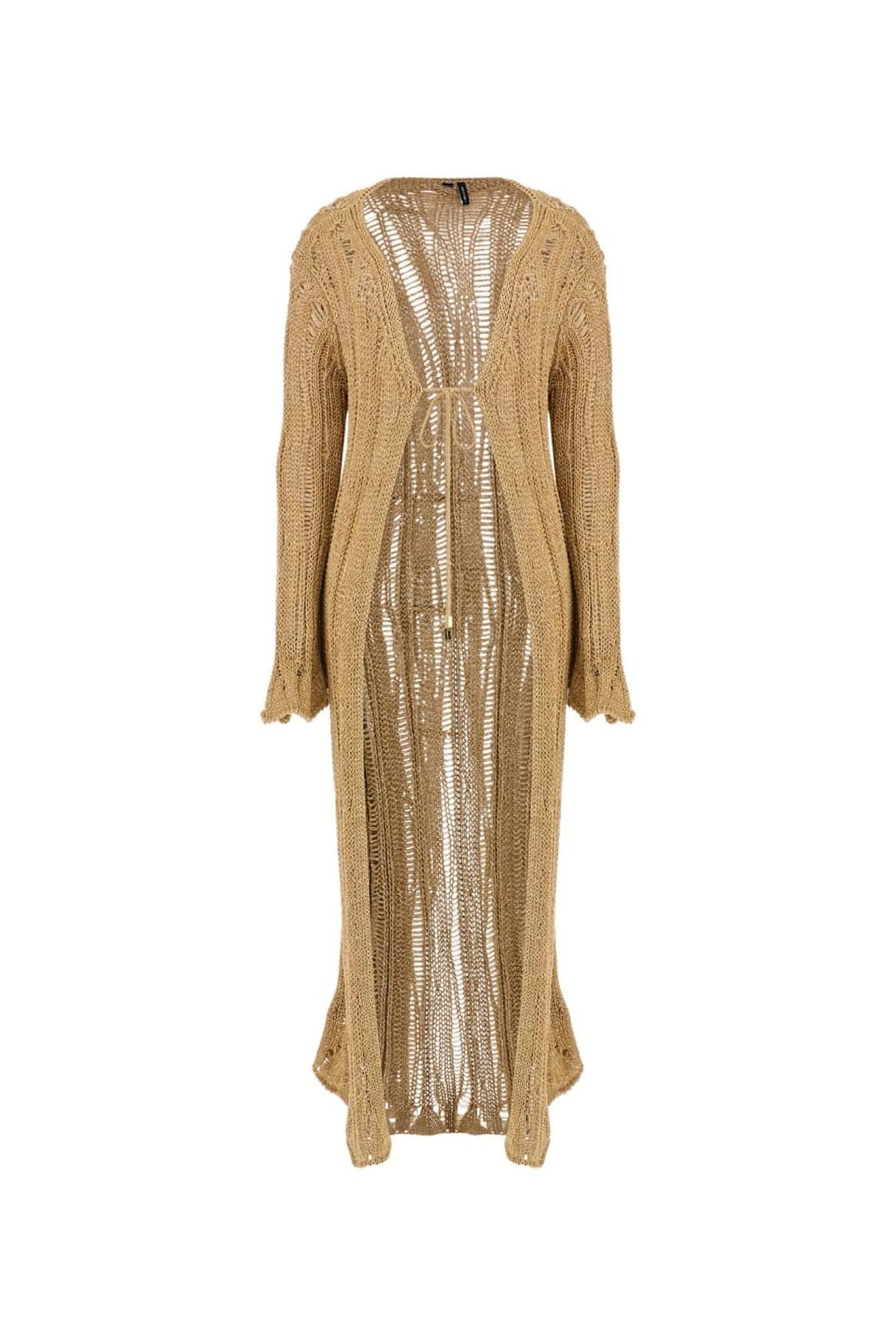 LUCKY LS LONG CARDI ANTIQUE GOLD MULTI 9