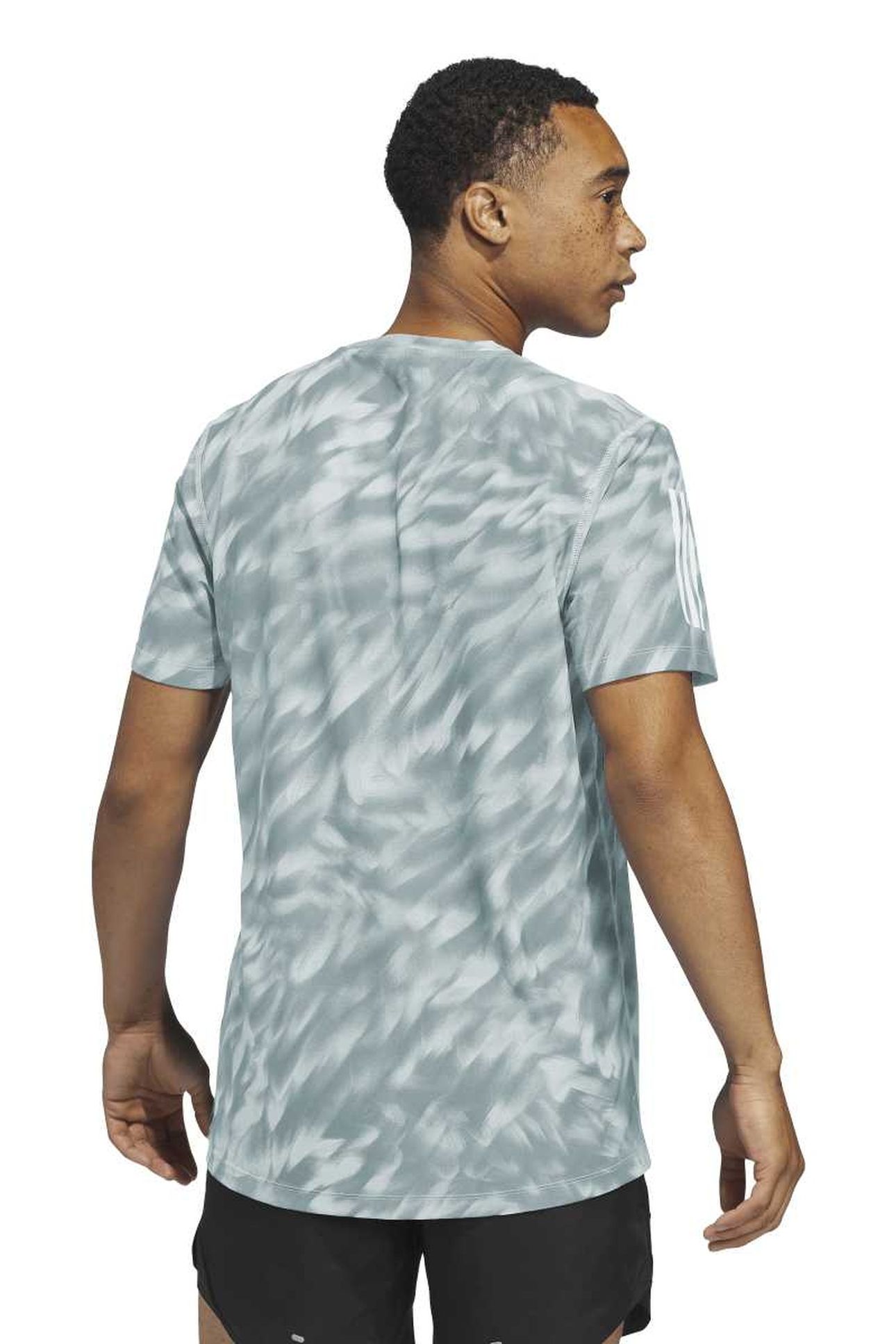 UNISEX PERFORMANCE OWN THE RUN ALLOVER PRINT T-SHIRT MINT TO 3