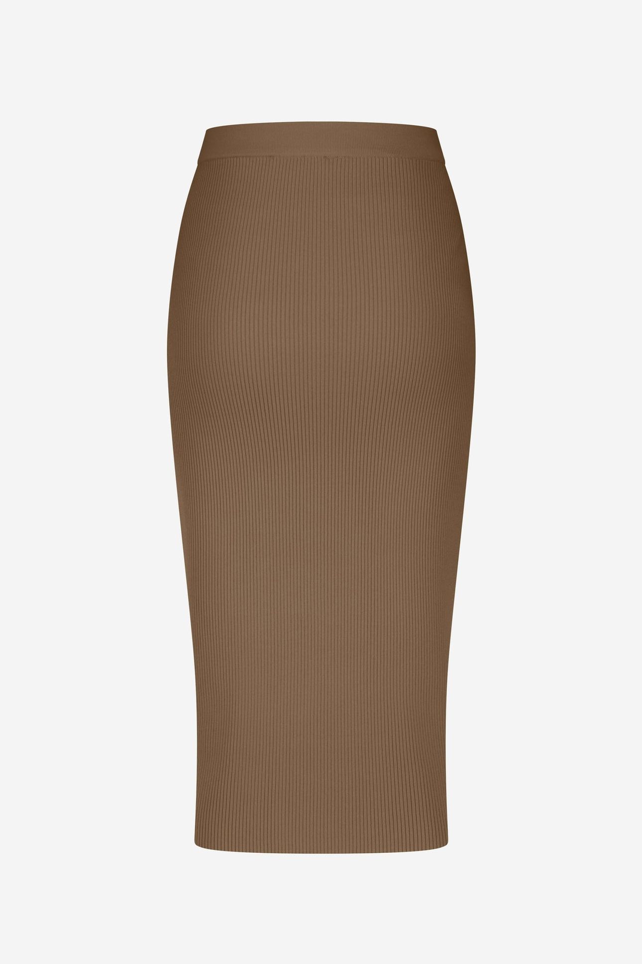 KOCHI MIDI SKIRT OAKED WOOD 3