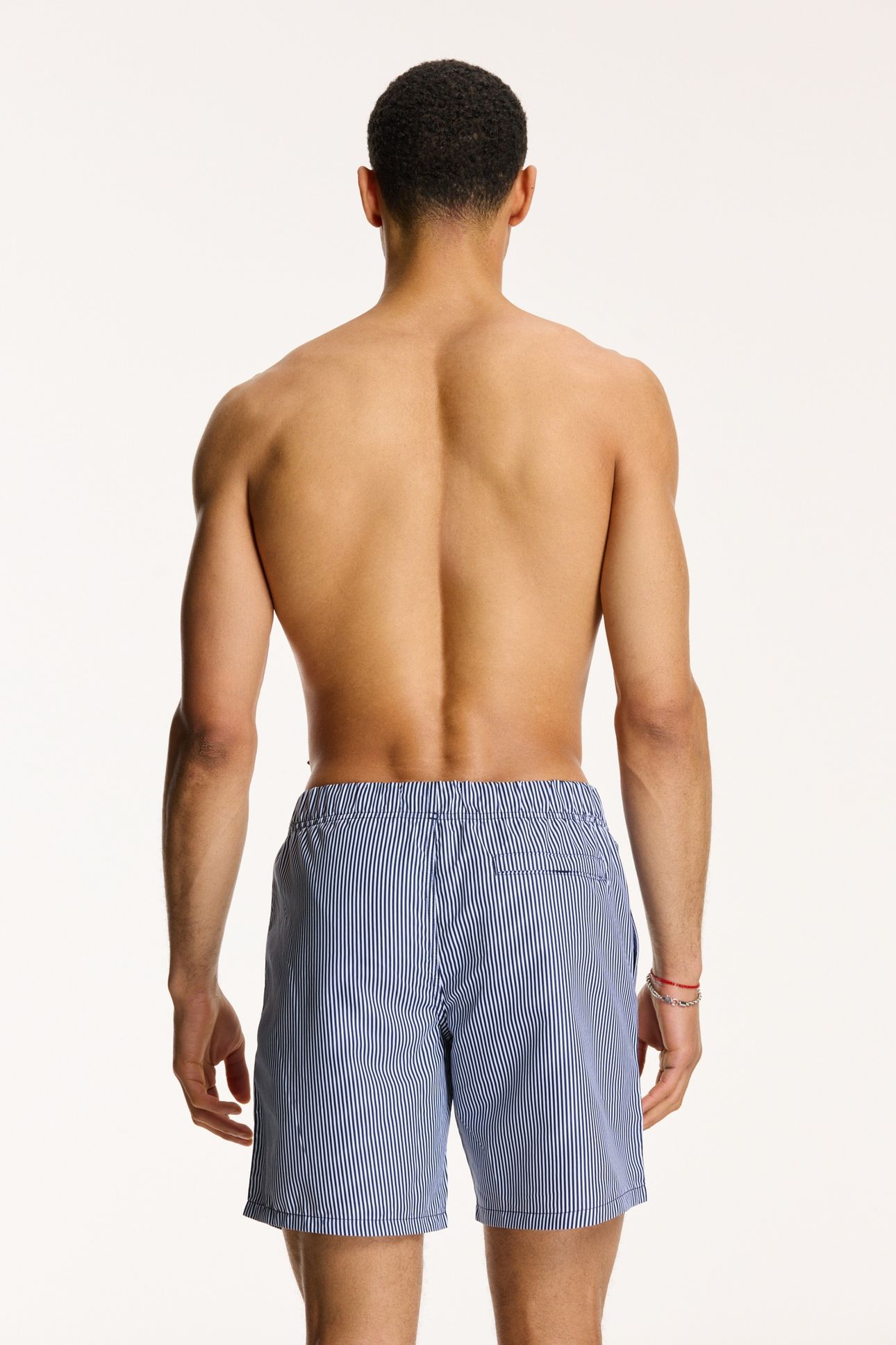 SWIM SHORTS SKINNY STRIPE DARK NAVY 3