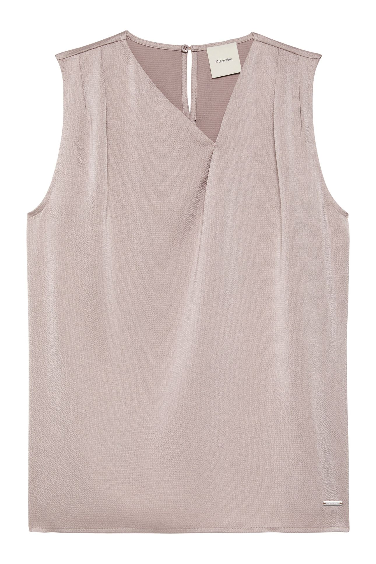 HAMMERED SATIN DRAPE SHIRT DUSTED FOX 5
