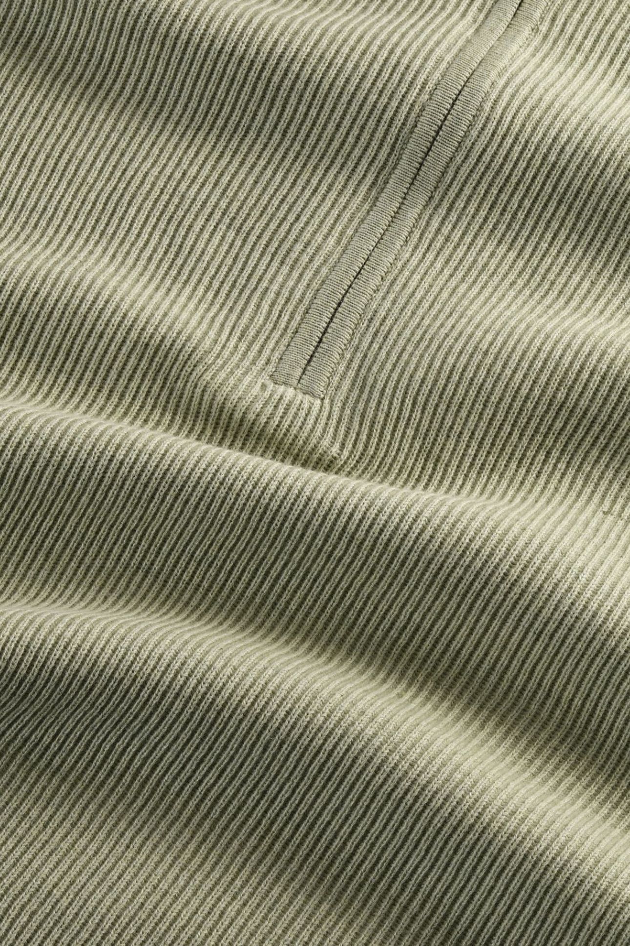 HANSIE SS ZIP 6600 KNIT SAGE GREEN 5