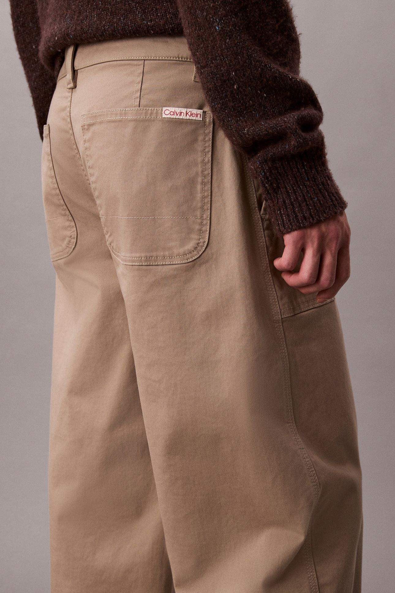 BARREL UTILITY COTTON PANTS VINTAGE KHAKI 6