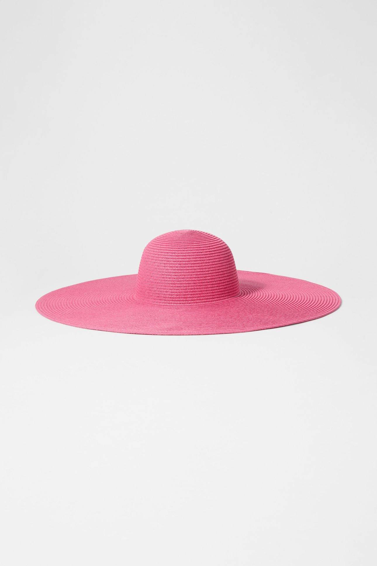 PARMA OVERSIZED STRAW HAT PINK 1
