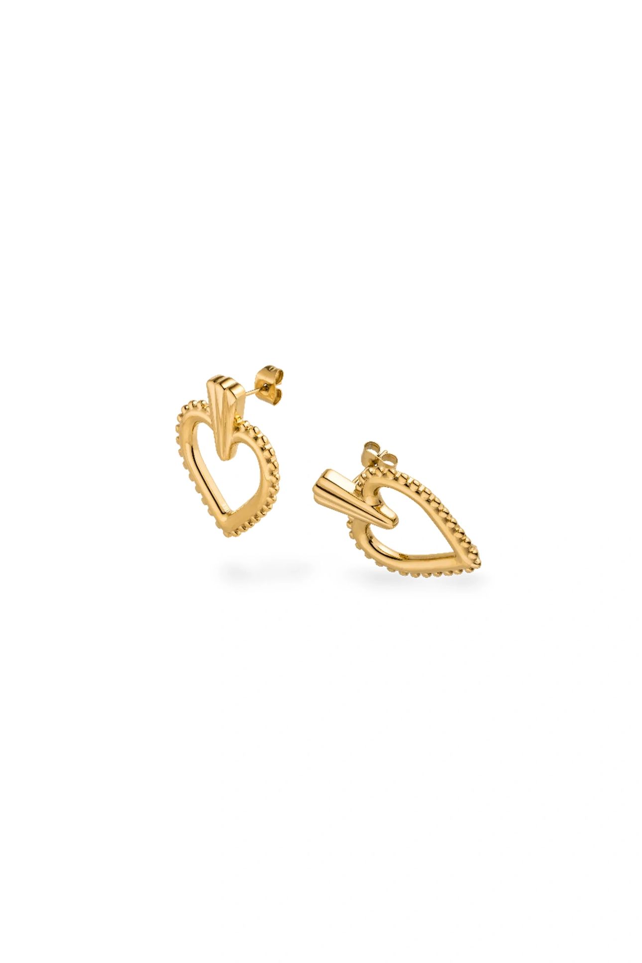 DARLING HEART OHRRINGE GOLD 2