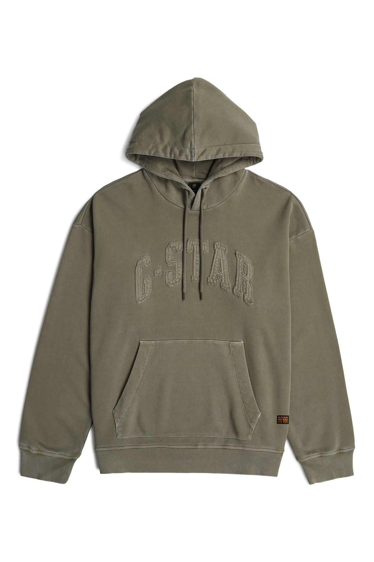 APPLIQUE RELAXED HOODED SWEATER TURF 5