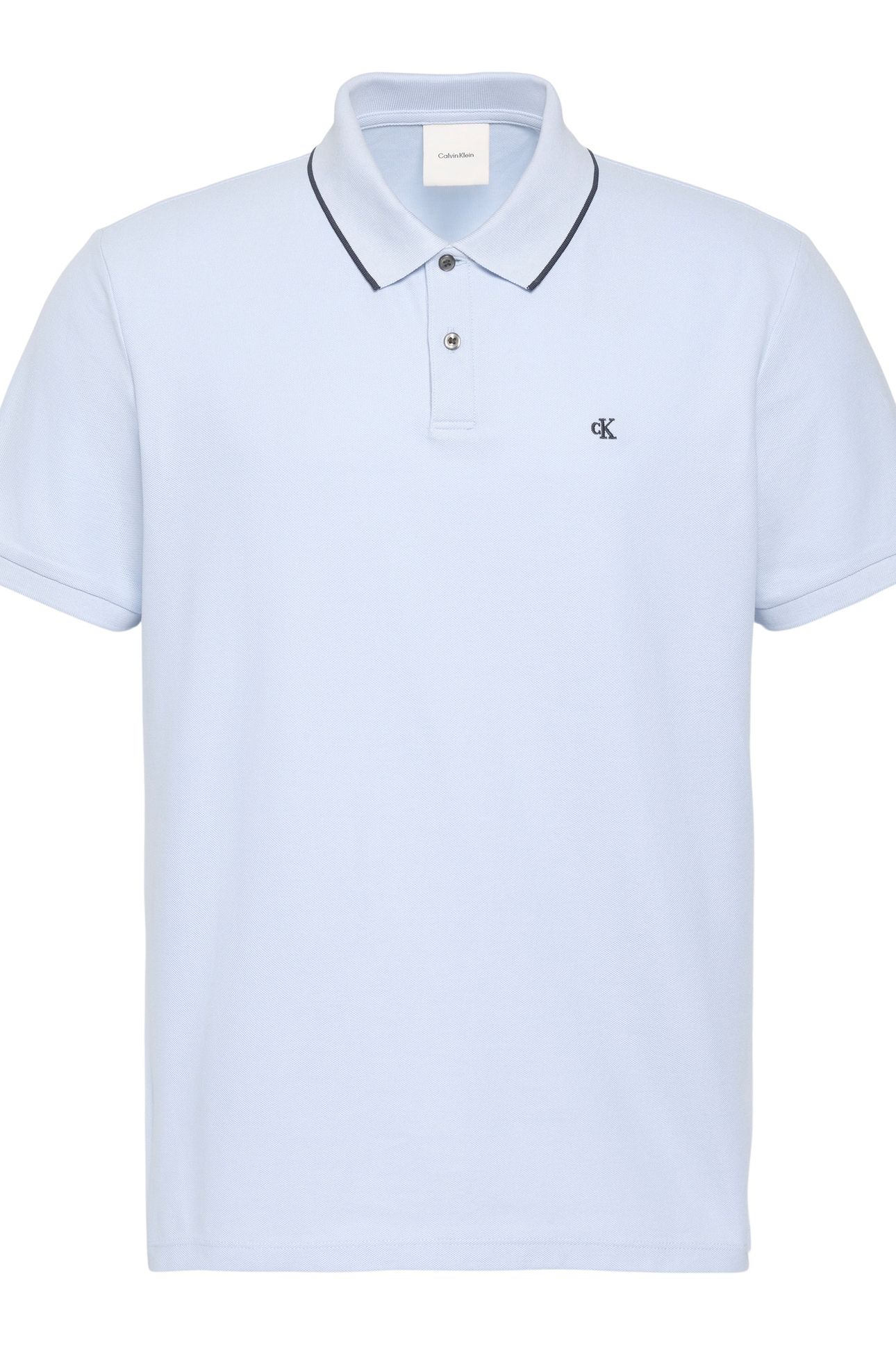 SS REFINED PIQUE TIP POLO BREEZY BLUE 5