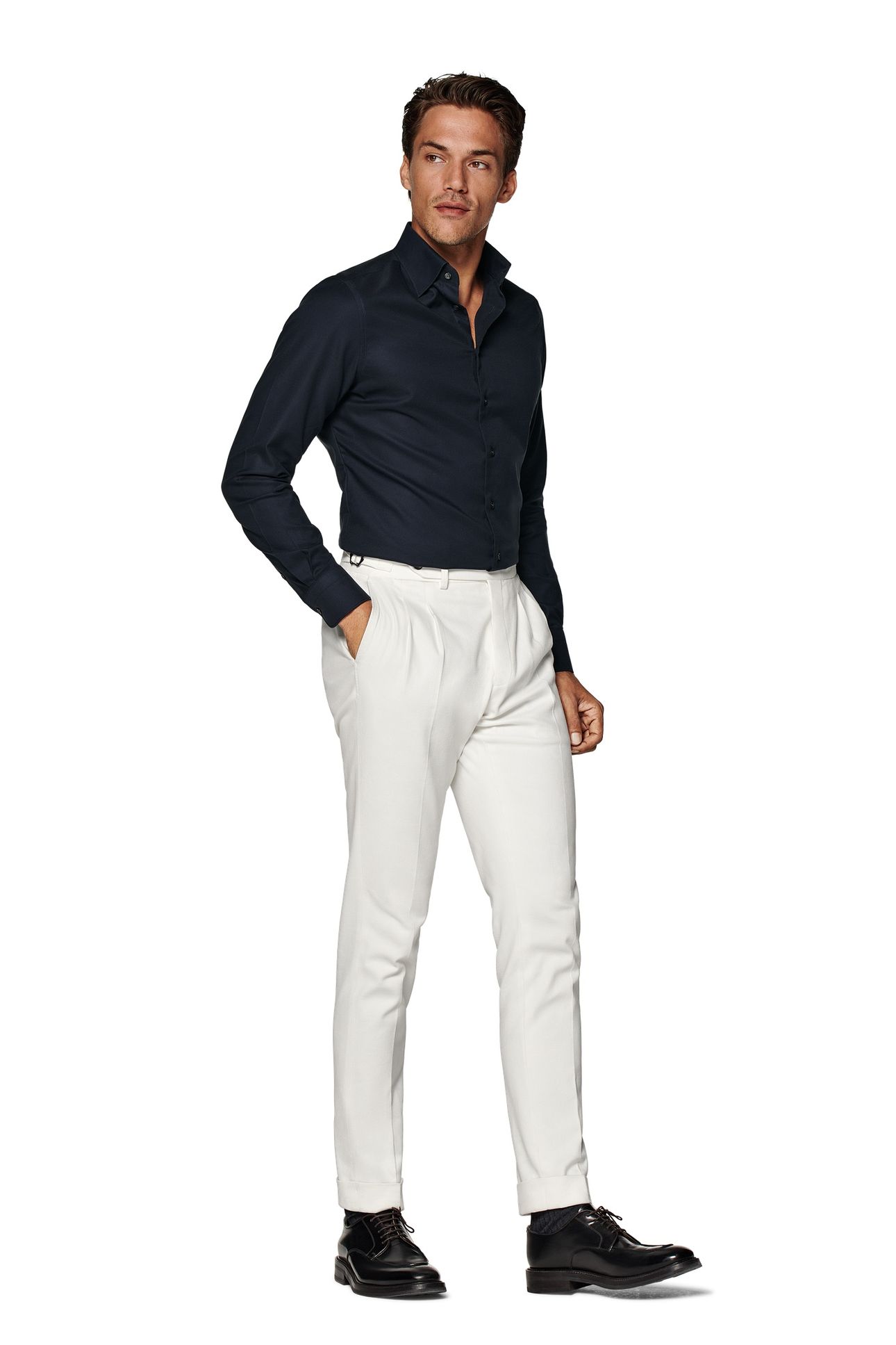 TRAVELLER CLASSIC FORMAL SHIRTS NAVY 1