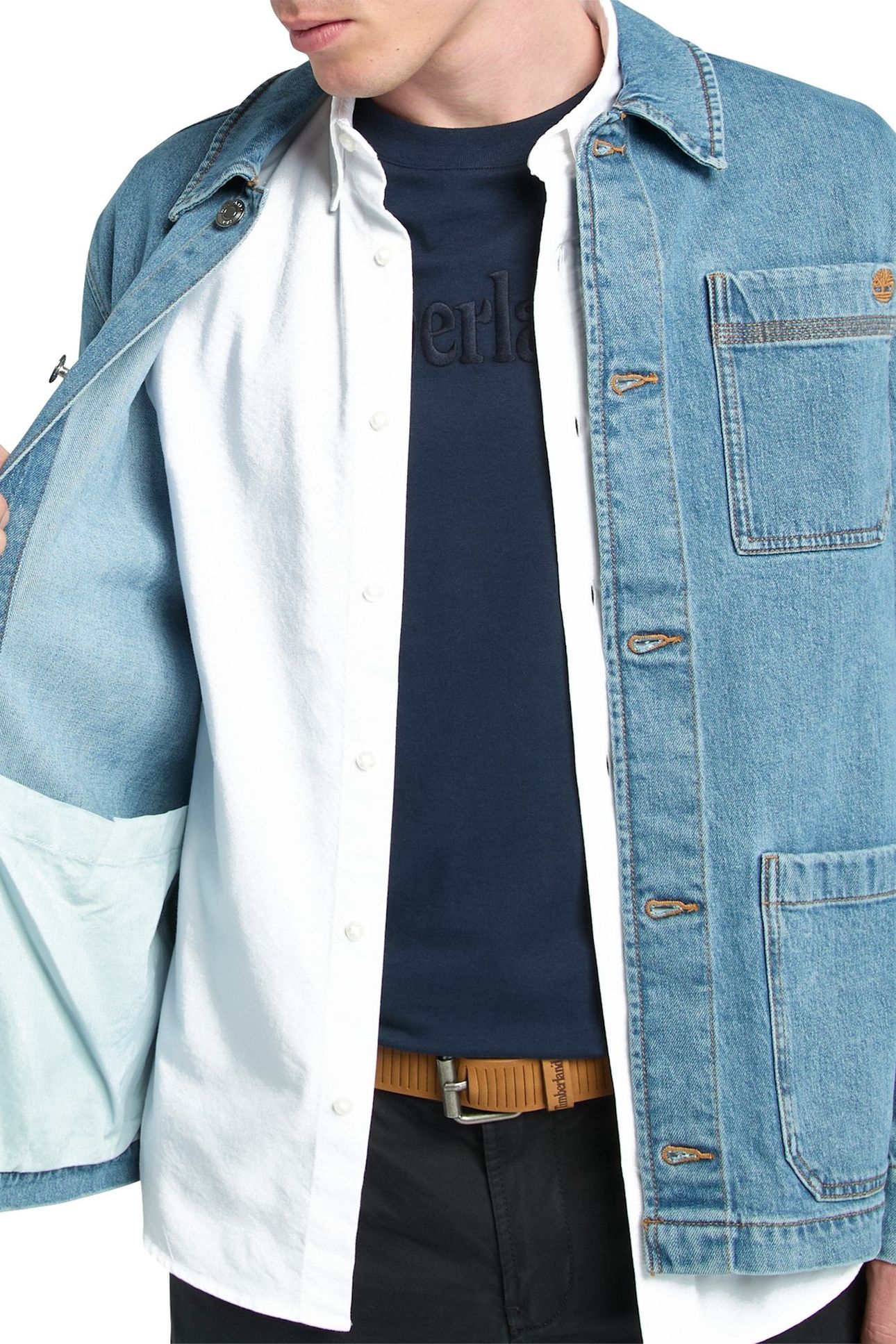 REFIBRA DENIM CHORE JACKET ORIGINAL INDIGO 4