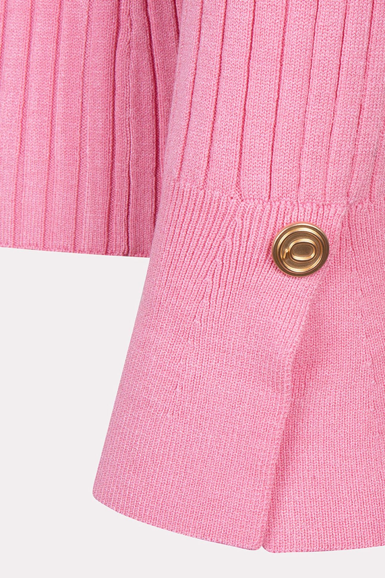 SWEATER RIB BASIC KNIT ROSE 8