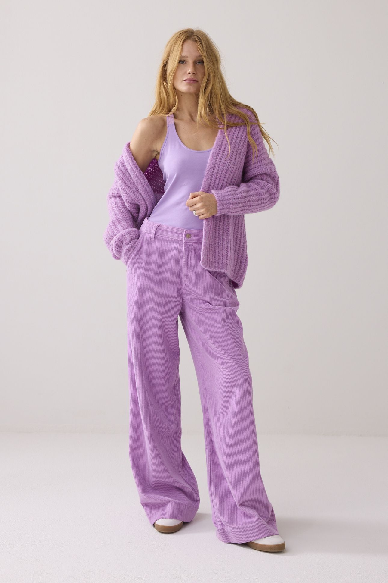 TOP BASICS SHEER VIOLET 1