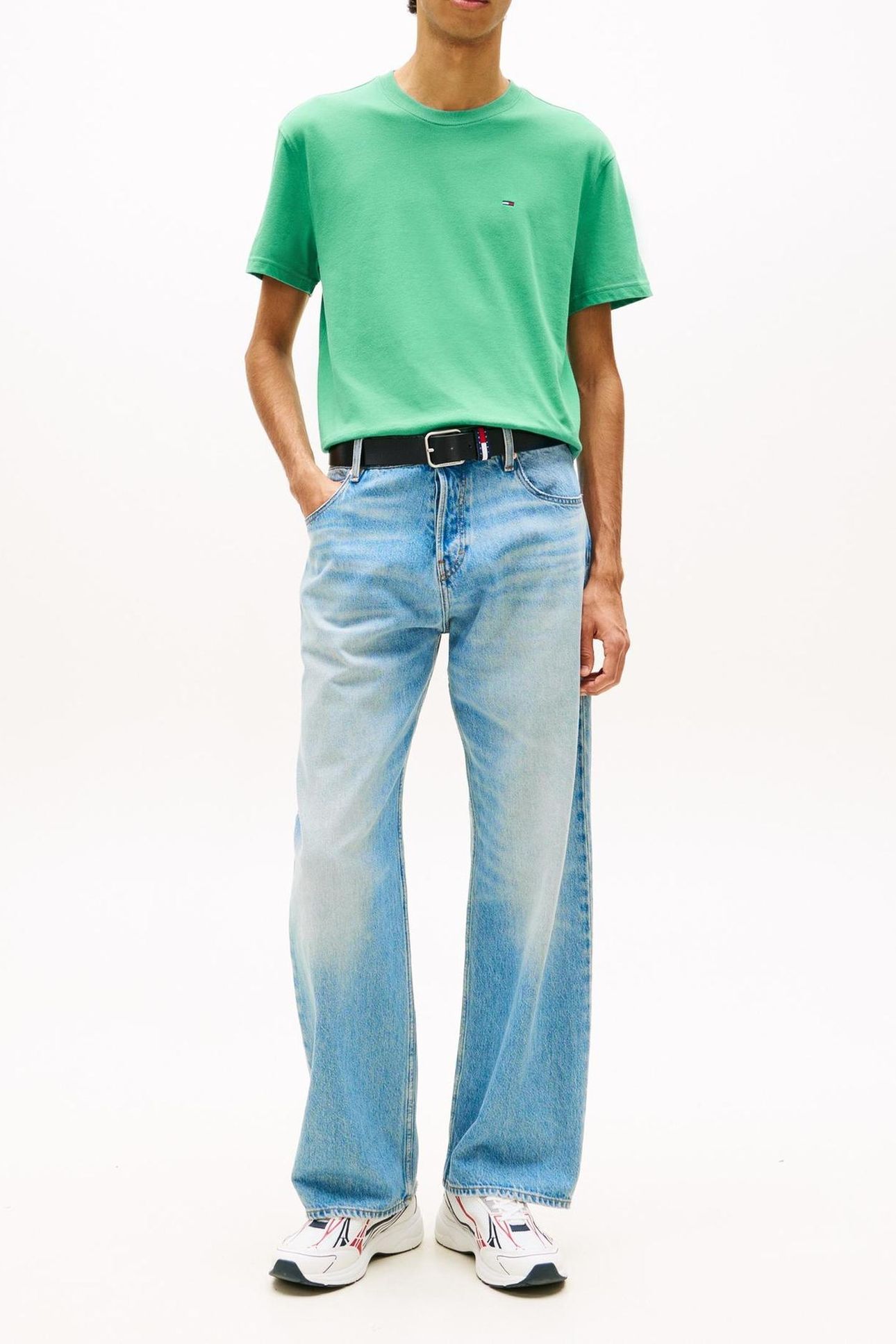 TJM REGULAR SFLAG SS TEE BAHAMA GREEN 2