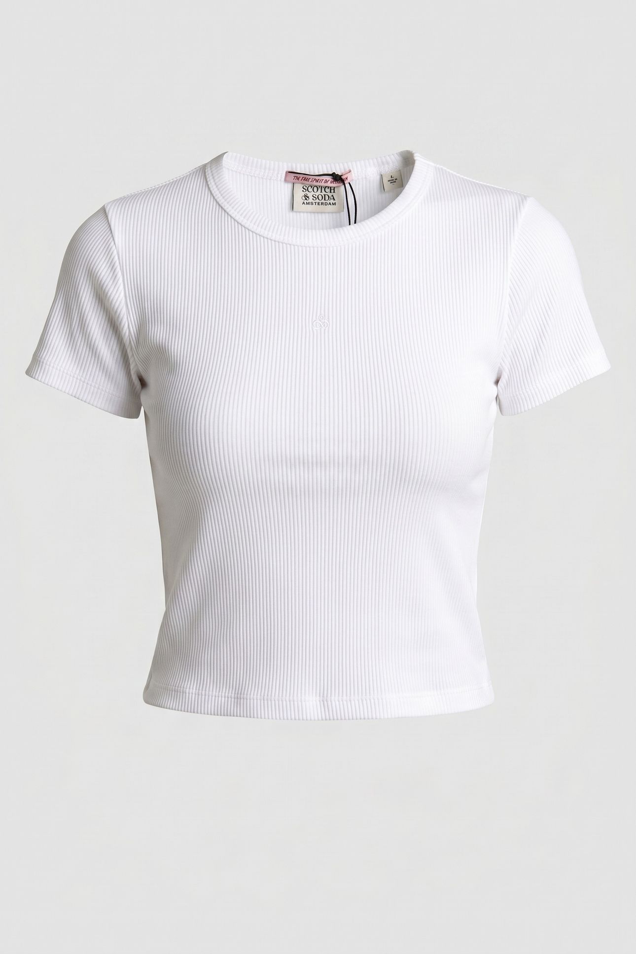 BABY RIB T-SHIRT WHITE 3