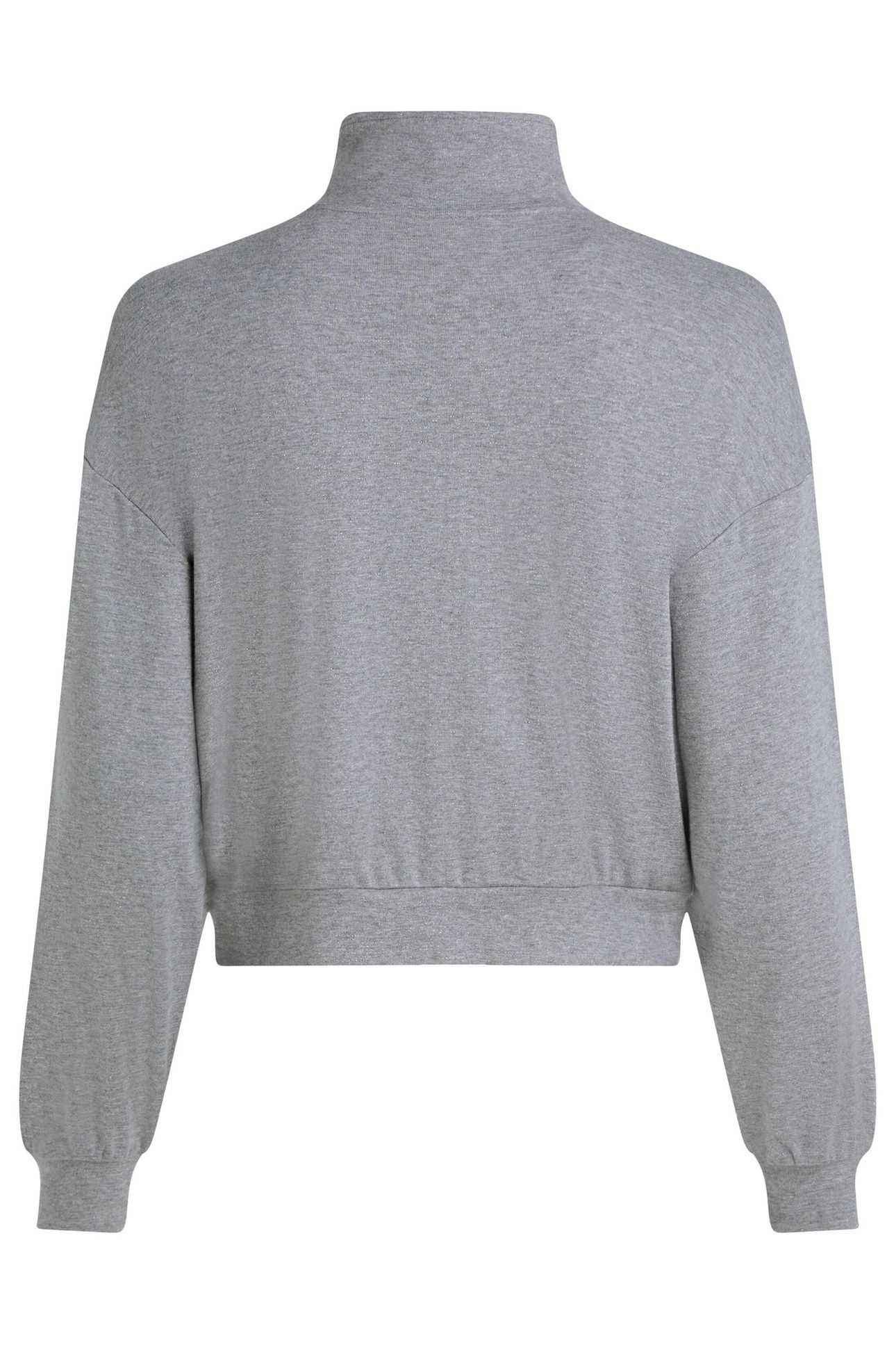 SIGNATURE LUREX ZIP UP MEDIUM GREY MELANGE 6