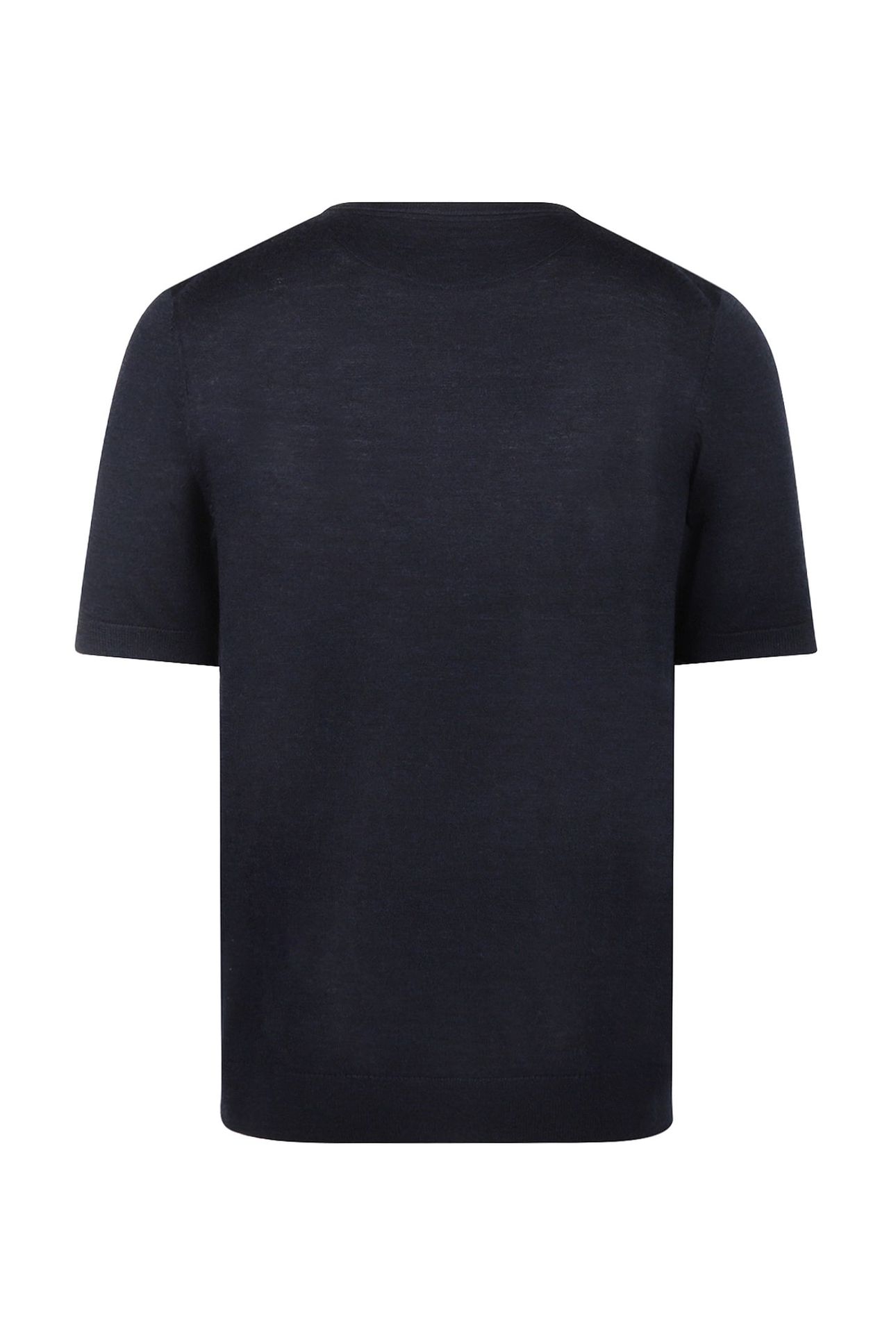 EXTRA FINE MERINO T-SHIRT NAVY 4