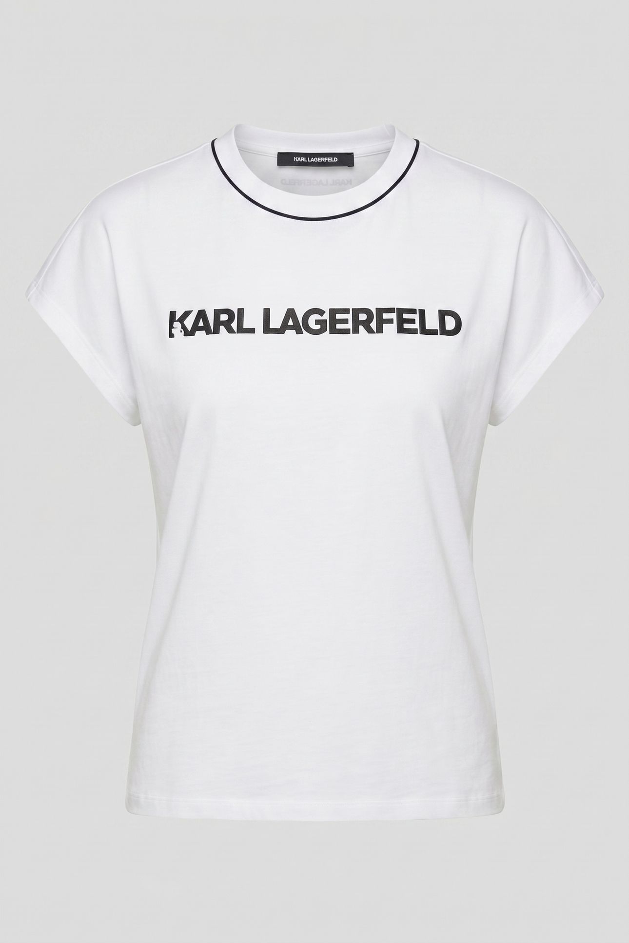 LOGO PIPING T-SHIRT WHITE 3