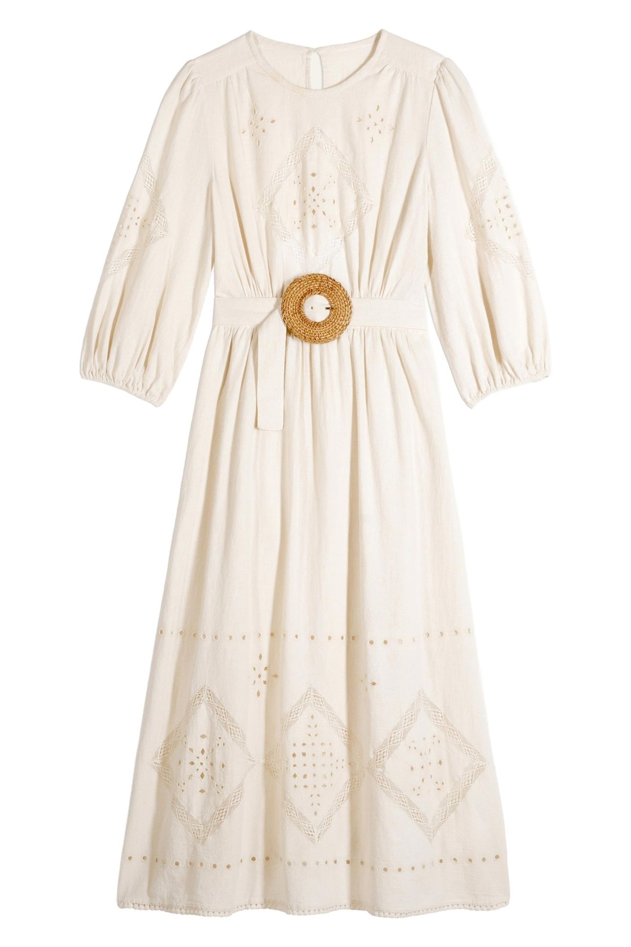 ROBE ELVINA ECRU 3
