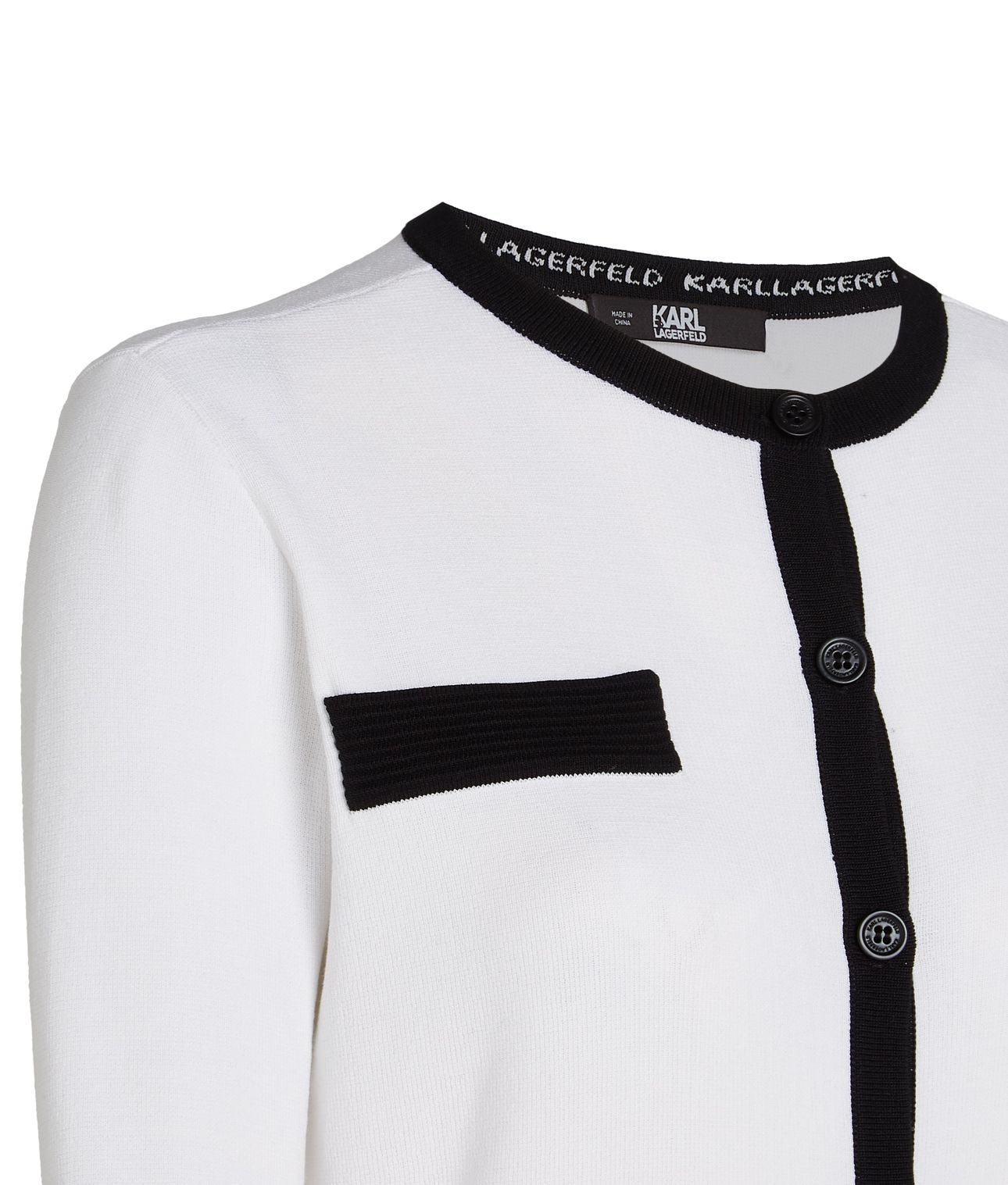 CLASSIC LSLV CARDIGAN WHITE 4