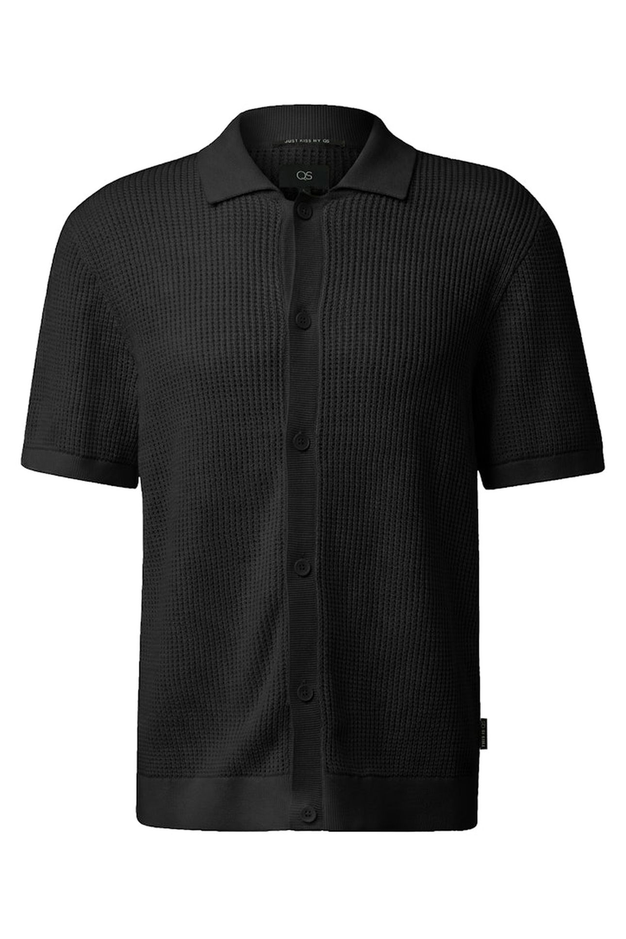 S.OLIVER-QS PULLOVER SHORTSLEEVE BLACK 2