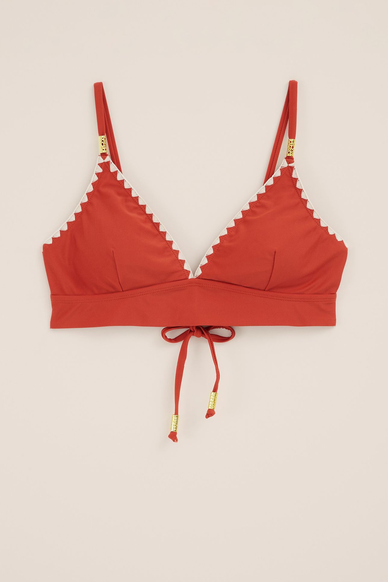 BIKINI TOP SAFFRON RED 4