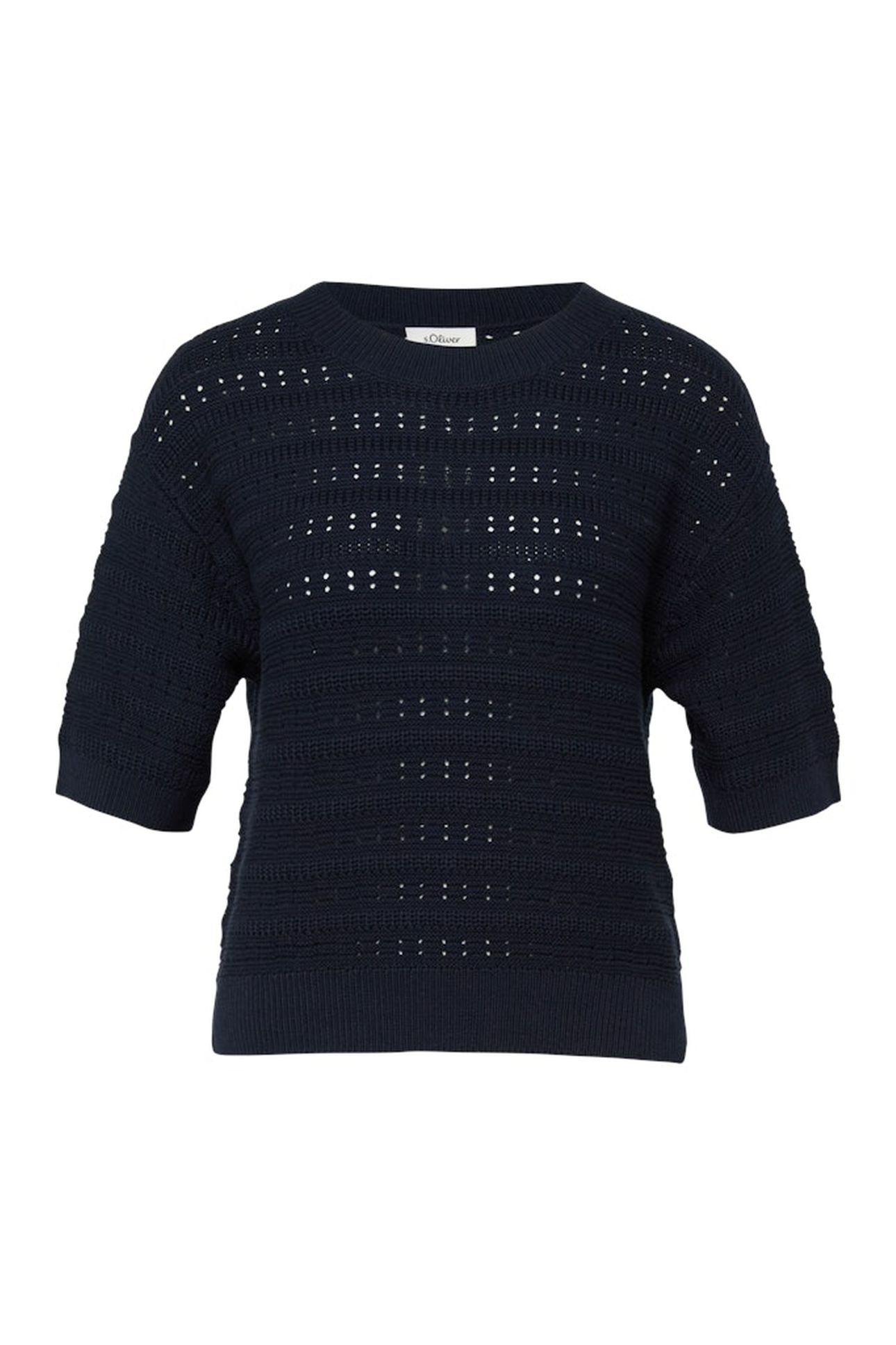S.OLIVER PULLOVER SHORTSLEEVE MARINE 8