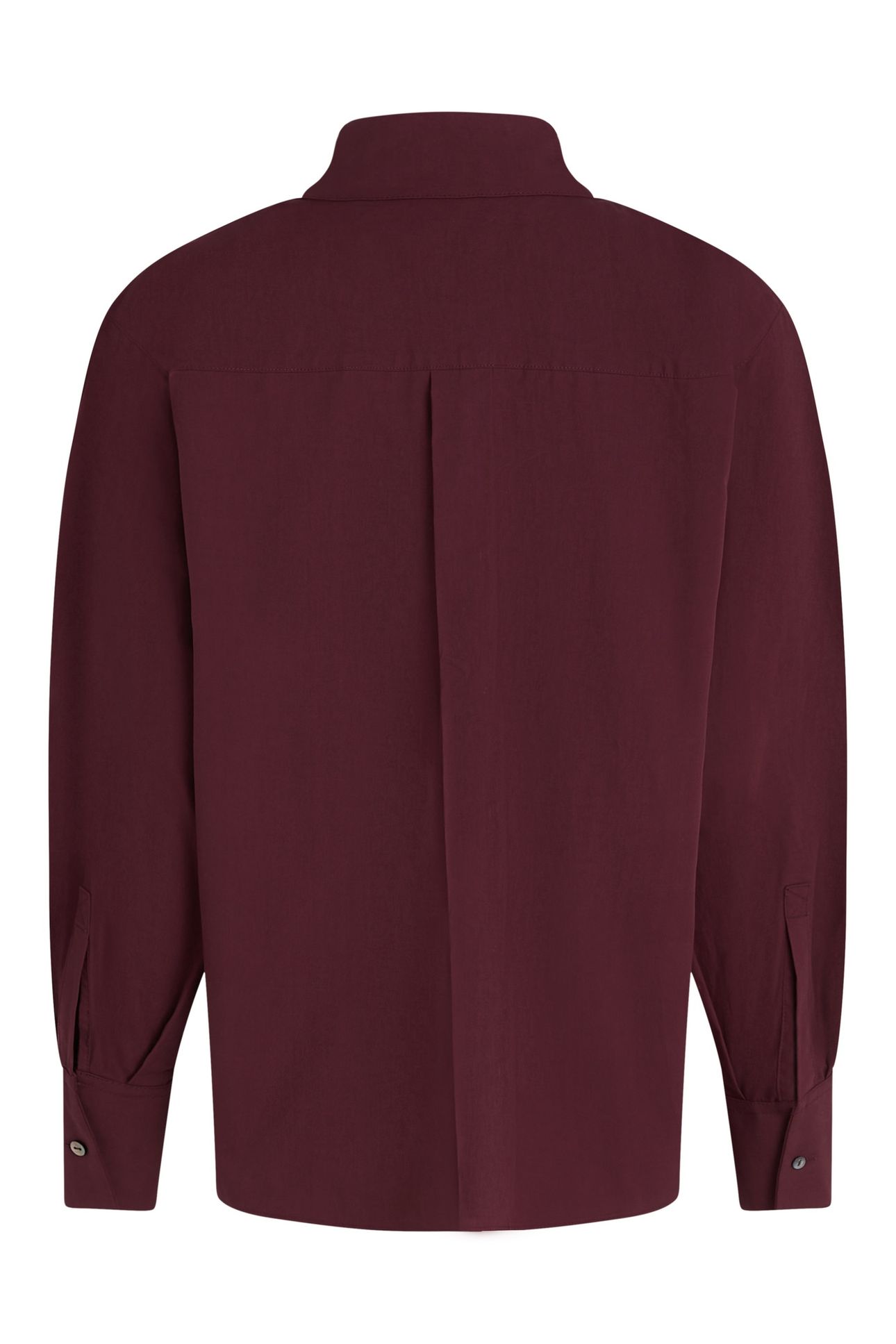 KARL SNAP FASHION POPLIN SHIRT WINDSOR BURGUNDY 6