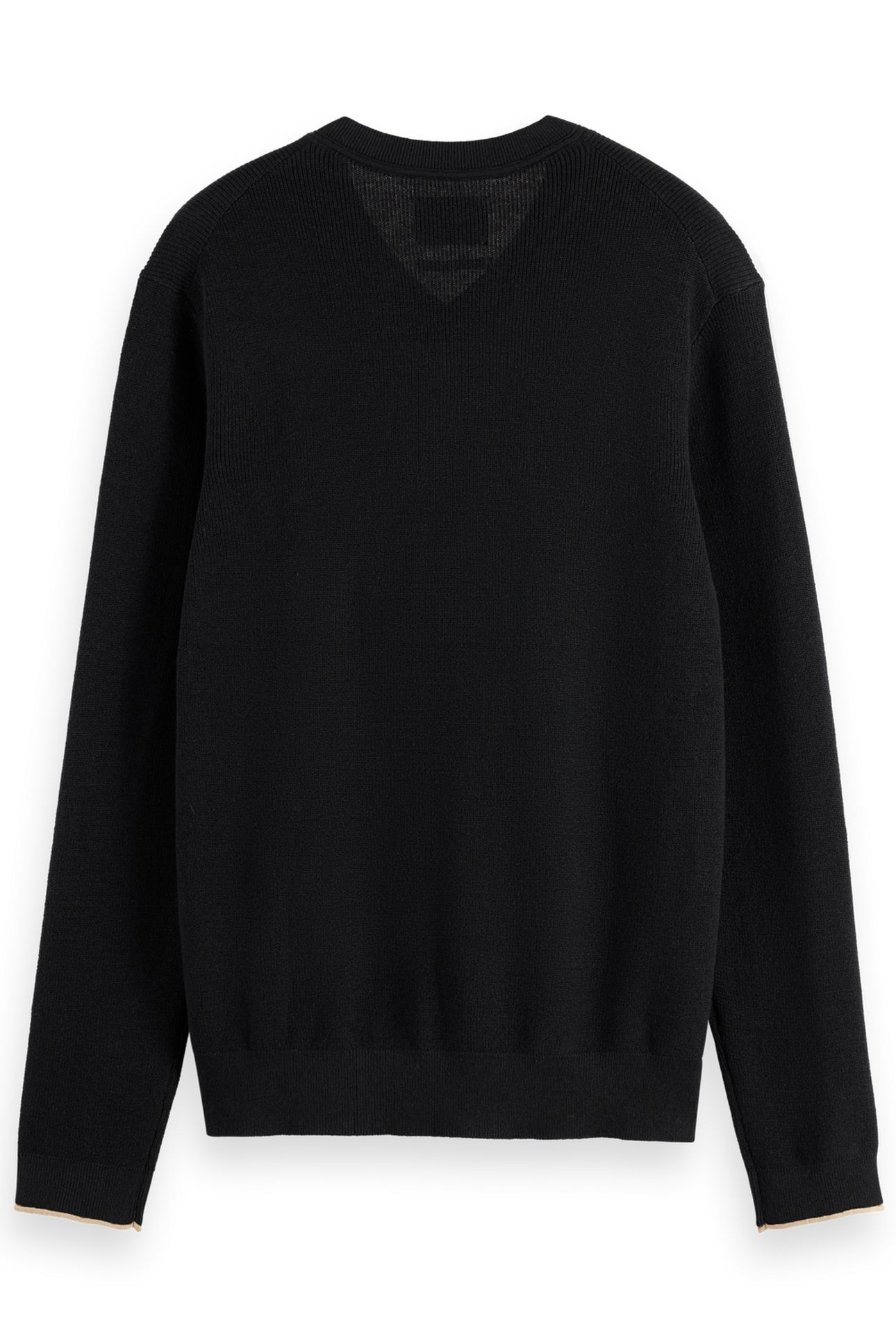 REGULAR-FIT COTTON LINEN V-NECK METEORITE 2