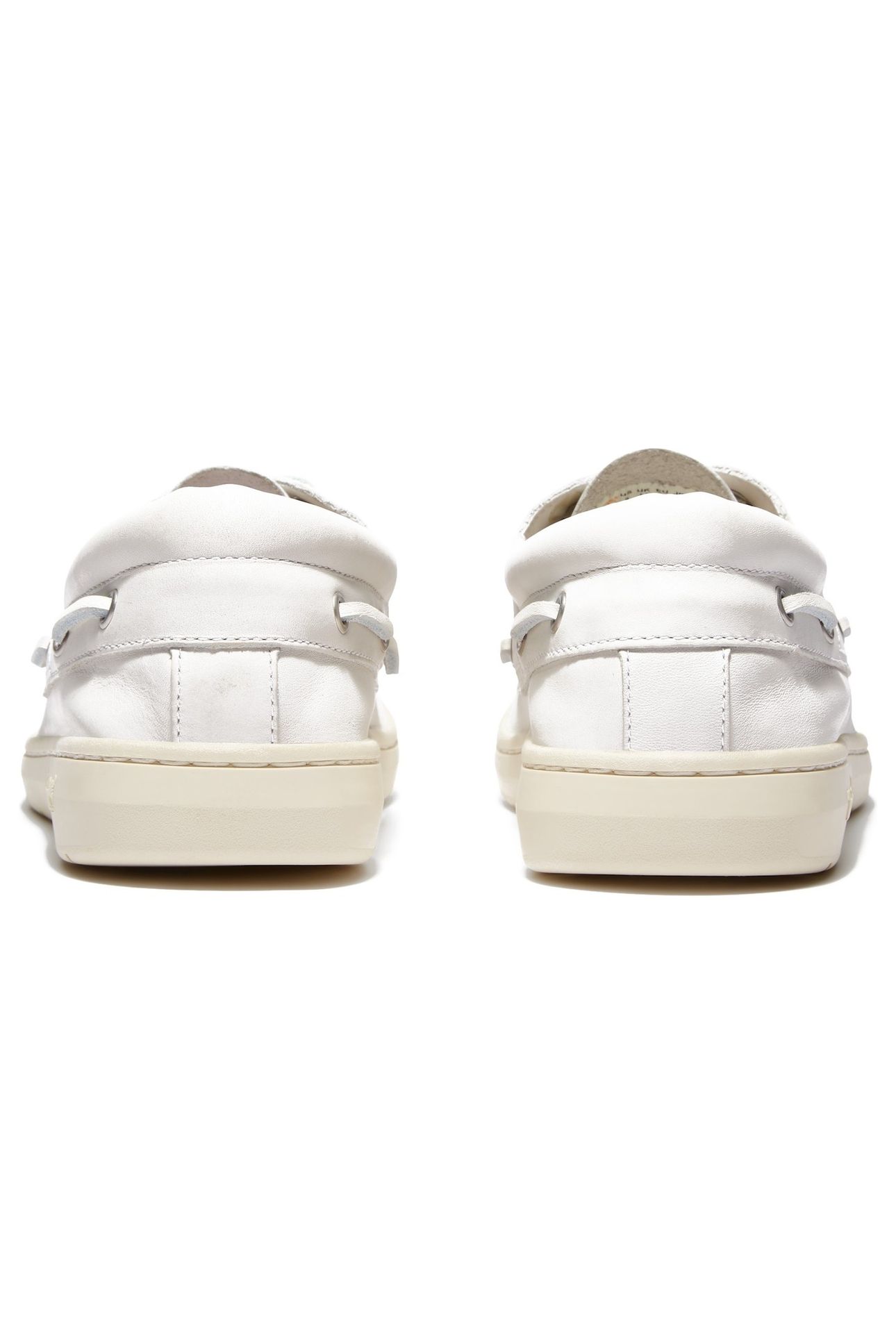 BOAT SHOE WHITE 6