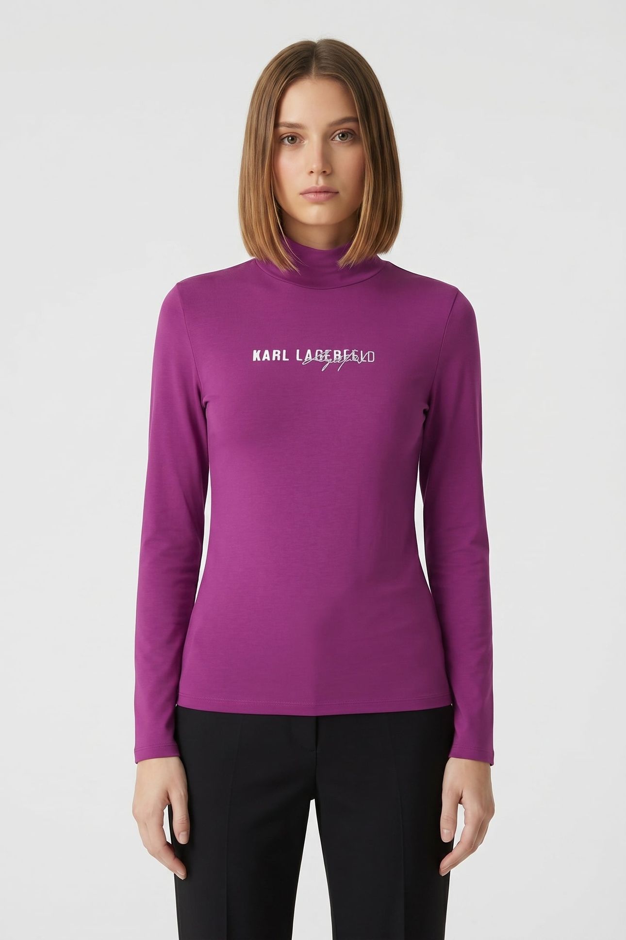 MOCK NECK LS T-SHIRT PHLOX 1