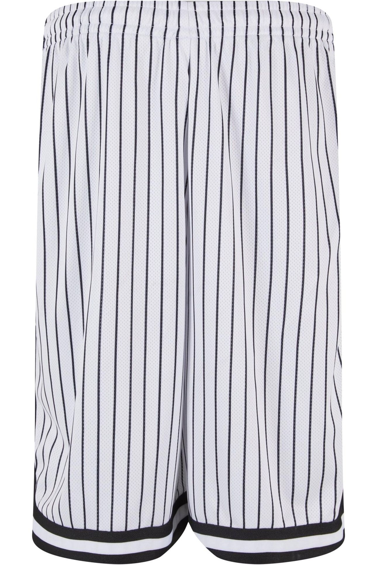 STRIPED MESH SHORTS WHITE/BLACK 6