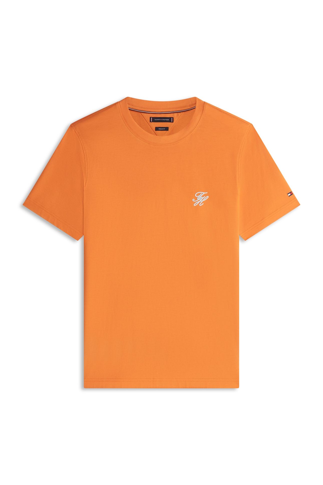 SCRIPT MONOGRAM T-SHIRT BRILLIANT ORANGE 4