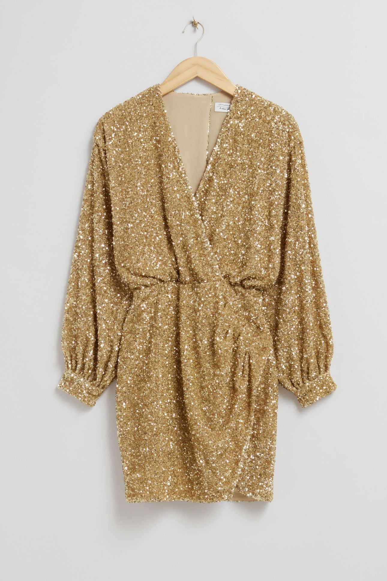 LA ARLENE PARTY DRESS BEIGE 1