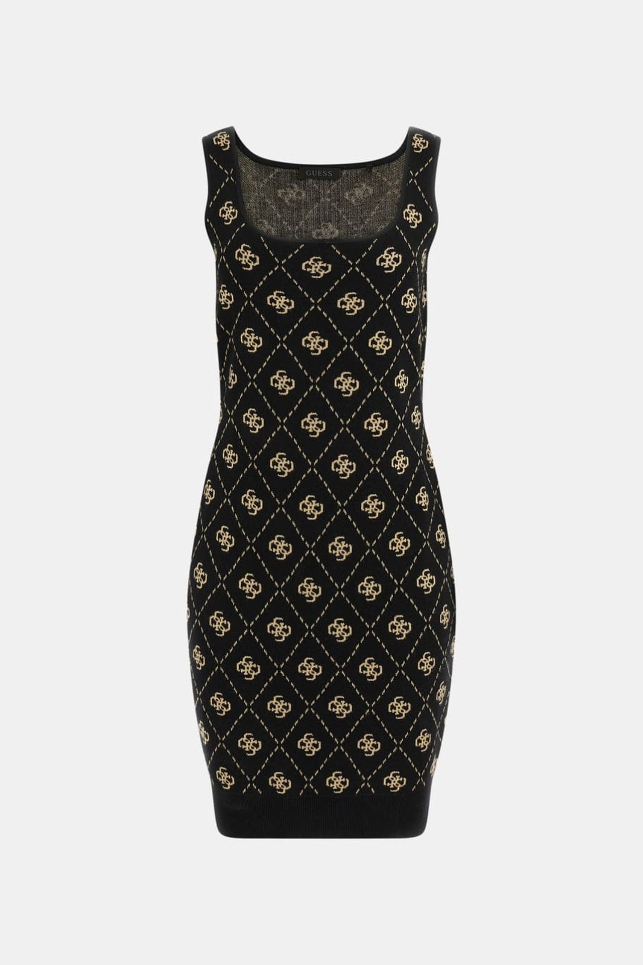 GUESS ECO SARAH 4G SL DRESS SW BLACK TRAVERTINE SAN 1