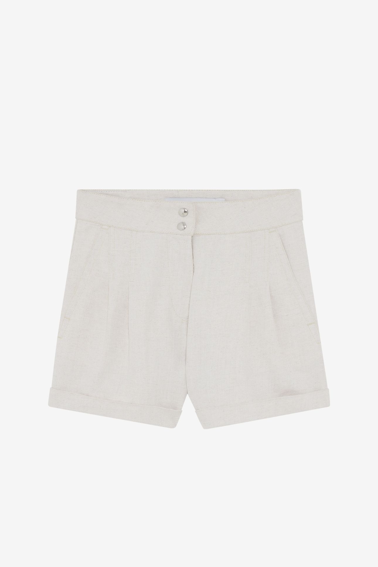 CANVA SHORT BEIGE/ NATURAL WHITE 6
