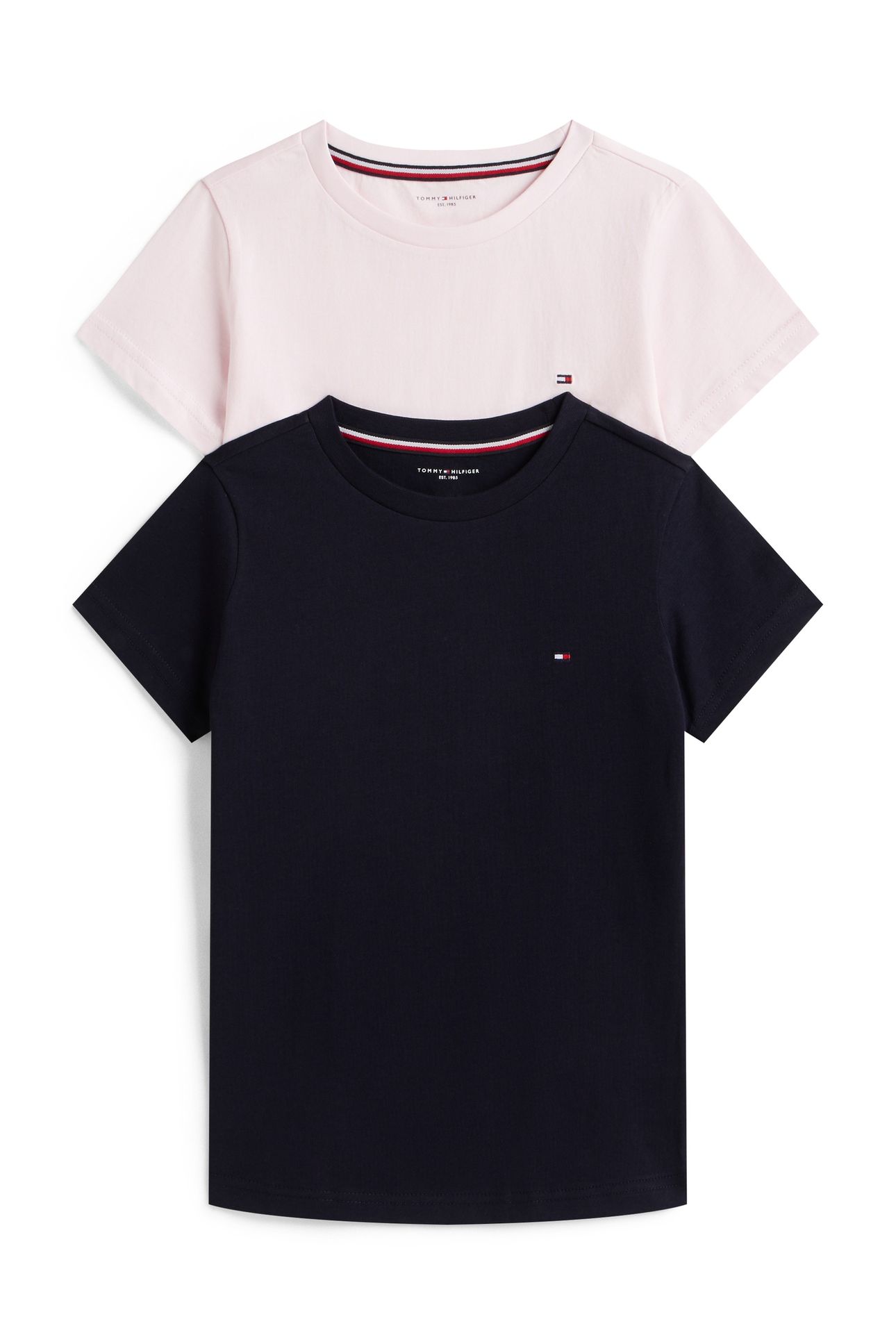 GIRLS 2-PACK SS TEE DESERT SKY/LIGHT PINK 3