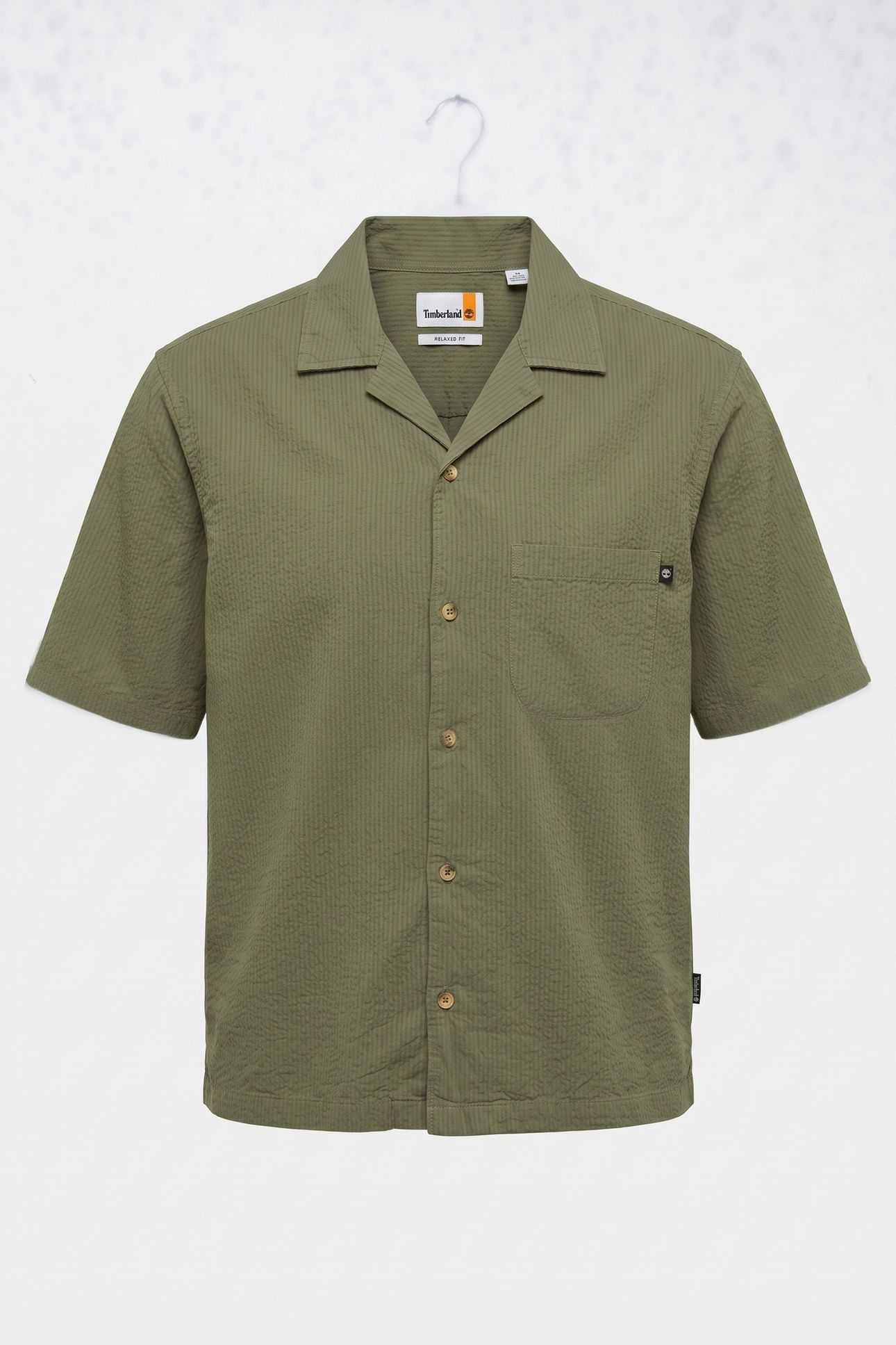 SS SEERSUCKER RESORT SHIRT MEDIUM GREEN 4