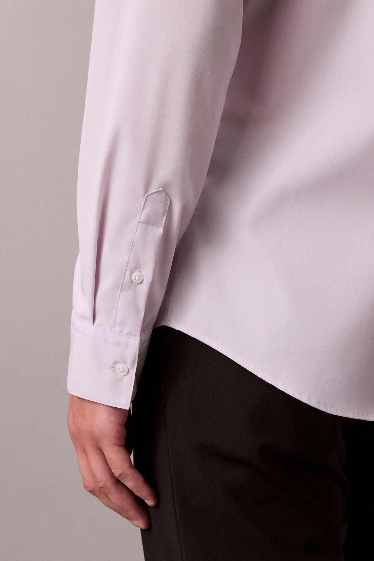 LS SOLID SUPIMA SHIRT FROSTY LILAC 6