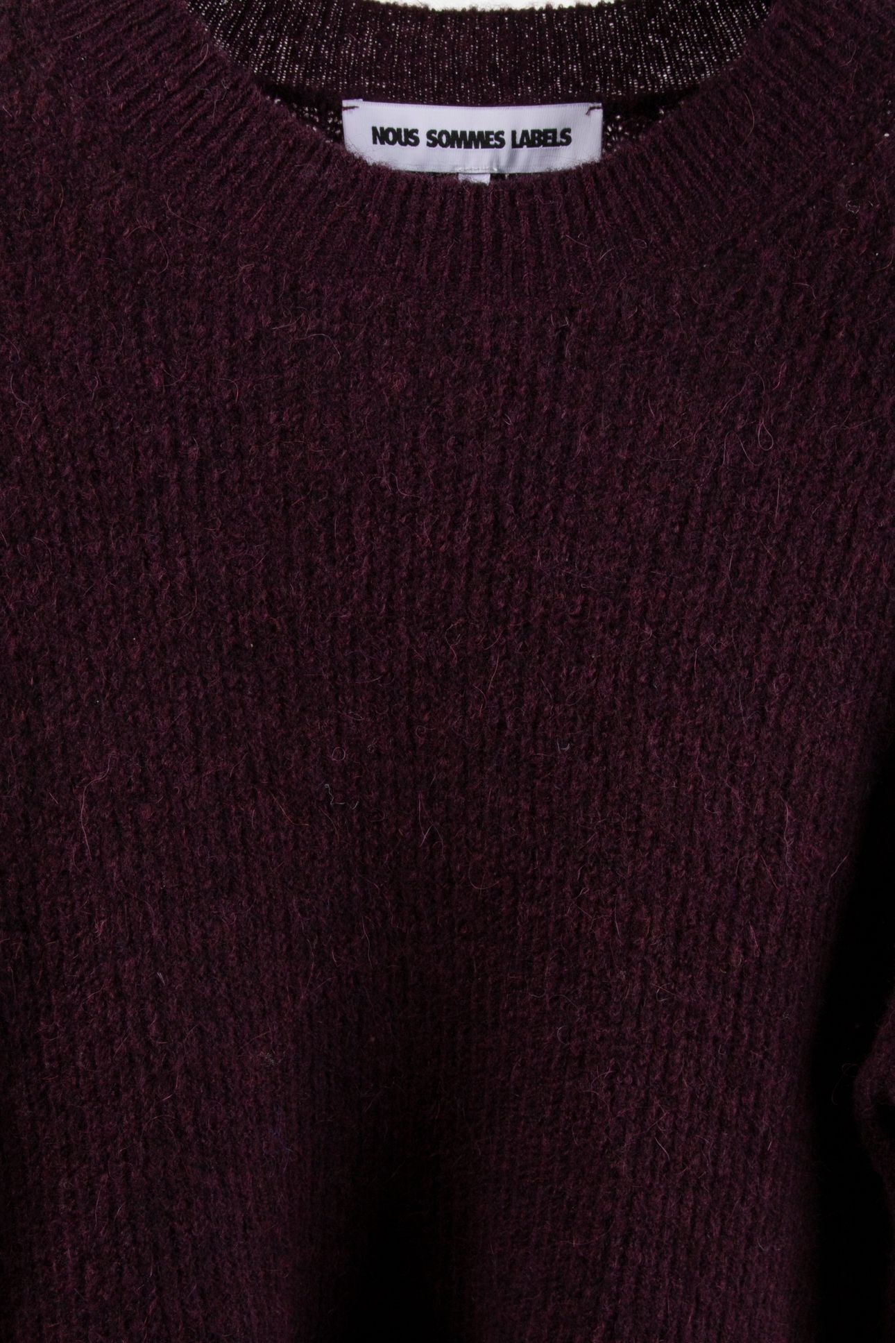 NOUS SOMMES LABELS – BENNIE ALPACA KNIT 2.0 BURGUNDY 4