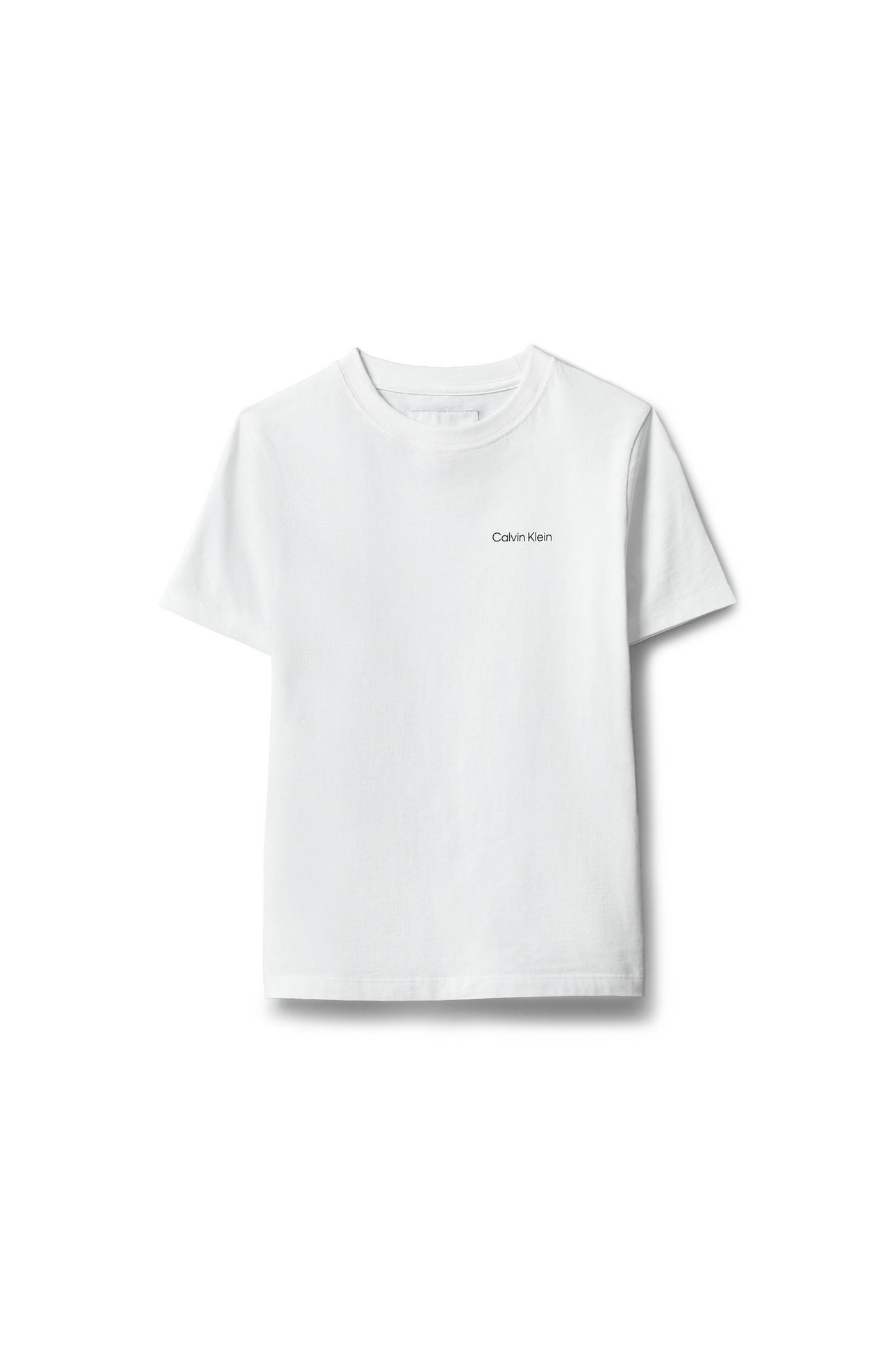 UNISEX CHEST LOGO SS T-SHIRT WHITE 5