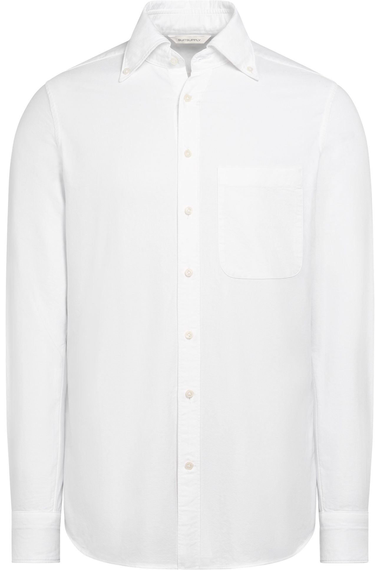 WASHED OXFORD CASUAL SHIRTS WHITE 7