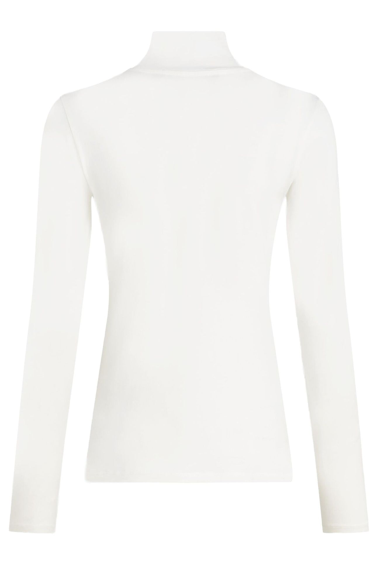 K LOGO MOCK NECK LS T-SHIRT SNOW WHITE 2