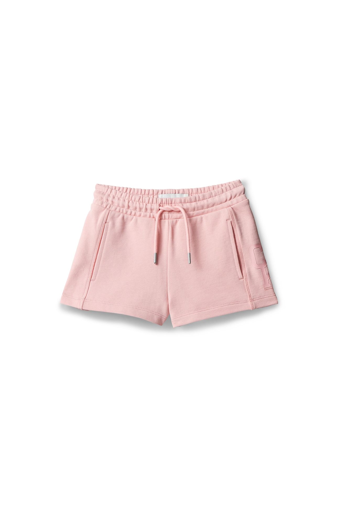 GIRLS CK FRENCH TERRY SHORTS QUARTZ PINK 4