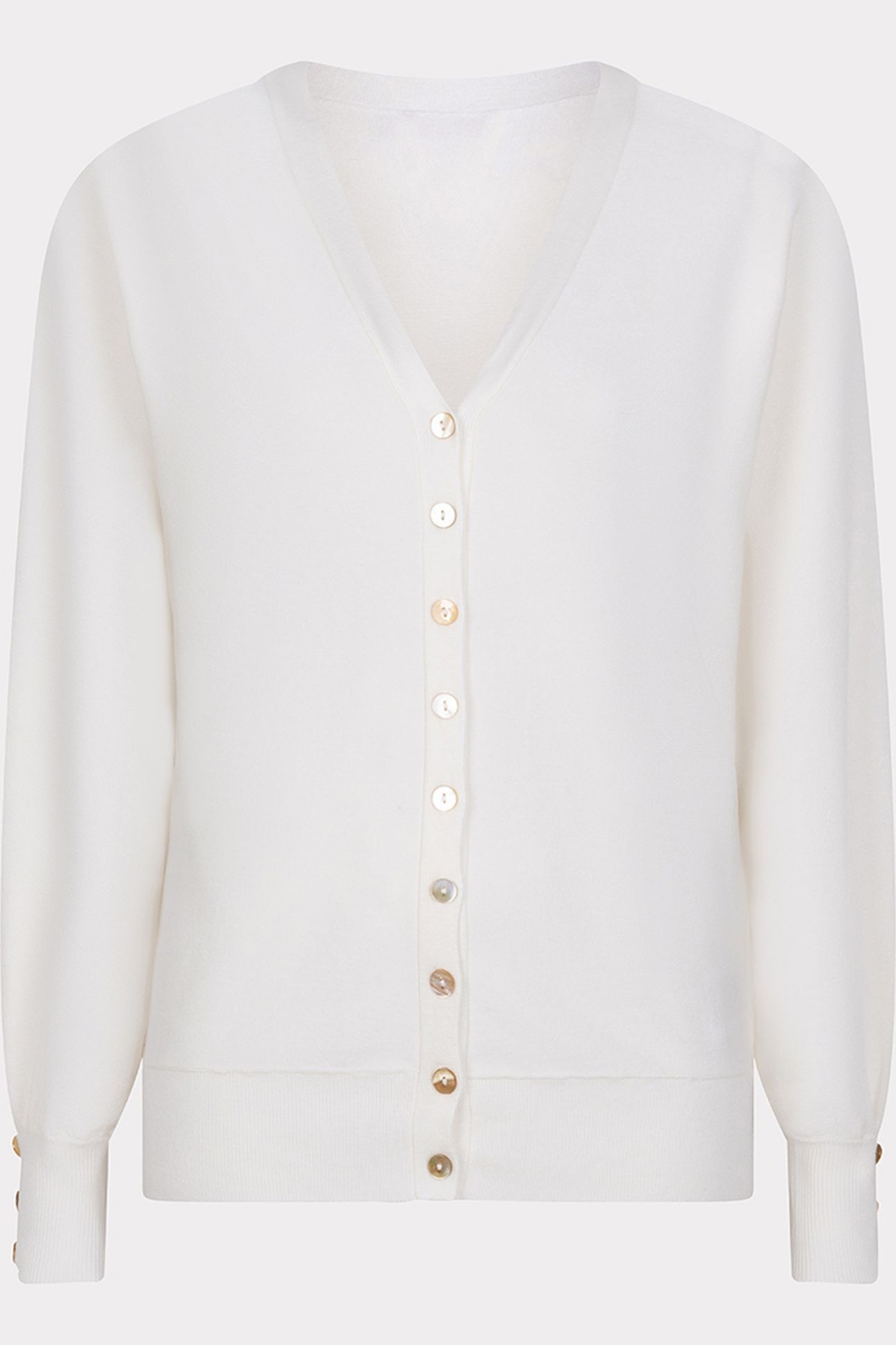 CARDIGAN BATWING BASIC KNIT OFF WHITE 5