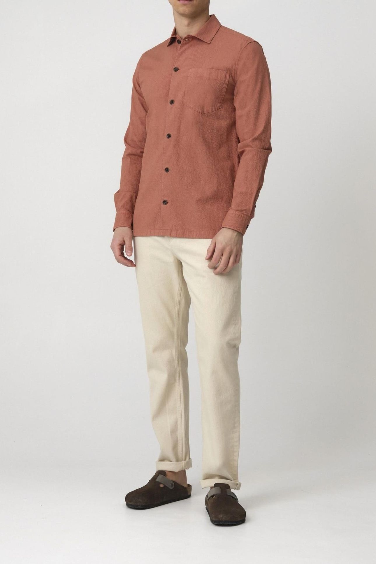 CASUAL SHIRT LM BROWN 2
