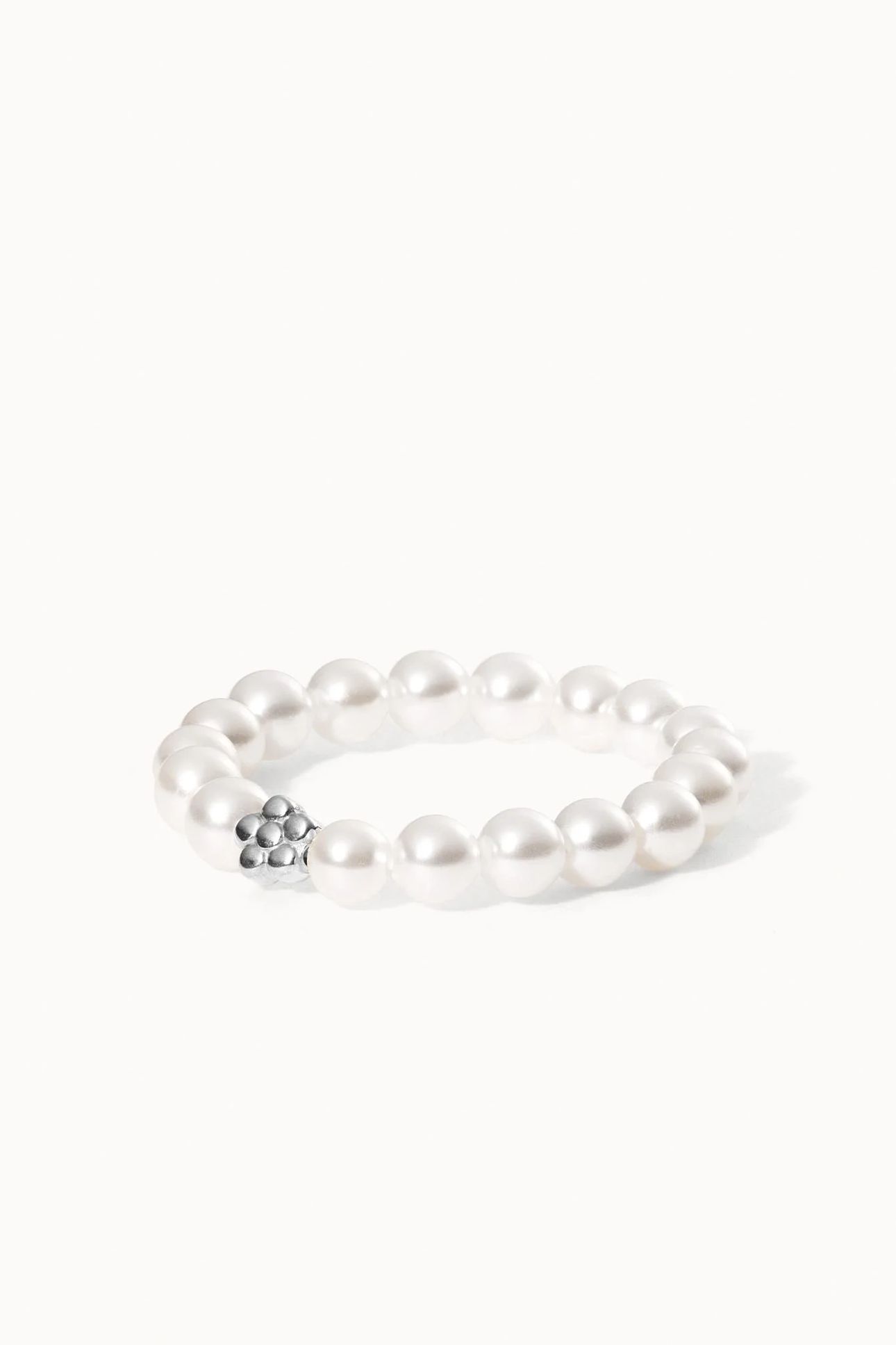 ANXIETY SHINY BLOOM RING SILVER / 56-60 2