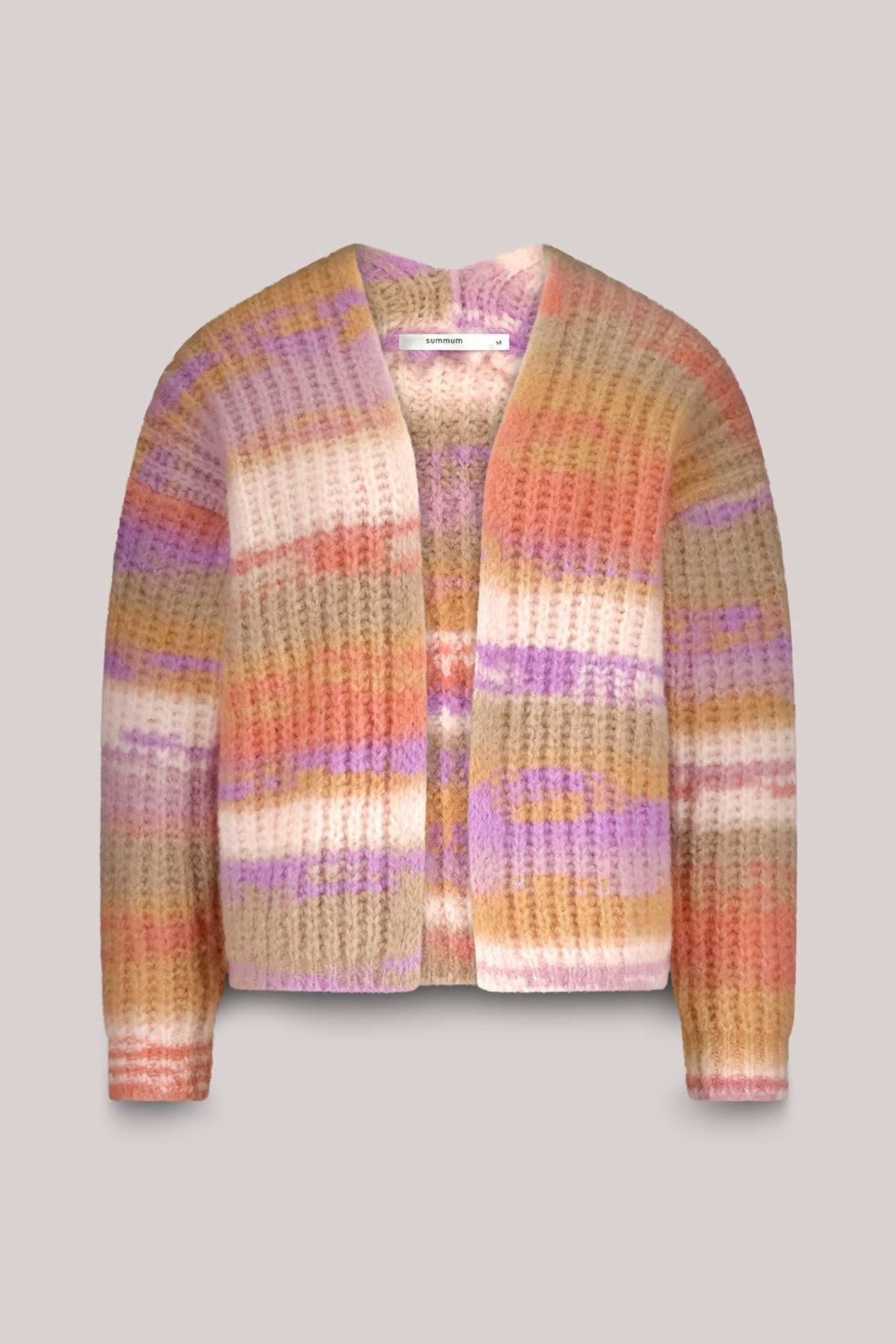 CARDIGAN CUSHY WOOL BLEND KNIT MULTICOLOUR 4
