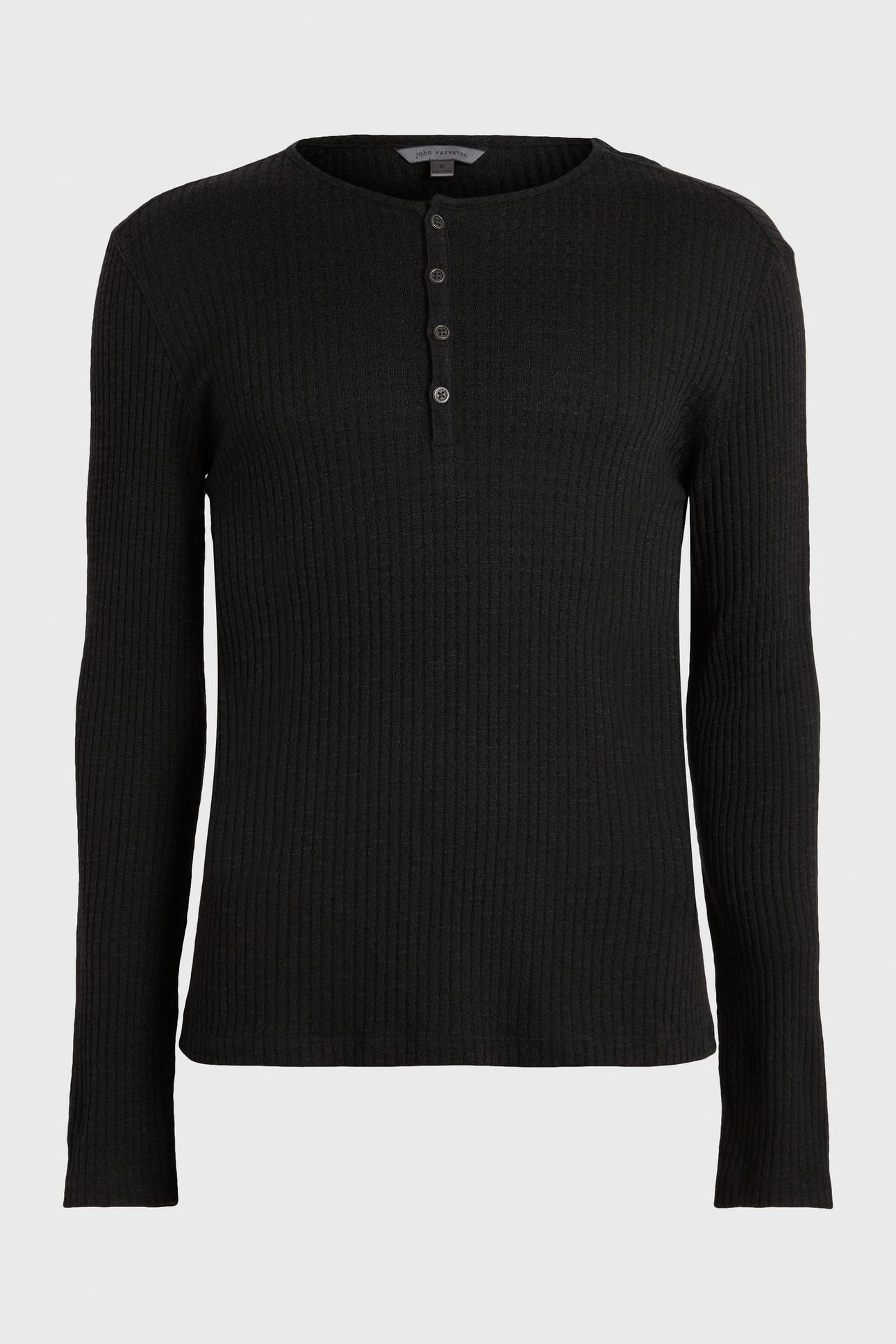 HAYES REGULAR FIT LS HEN BLACK 3