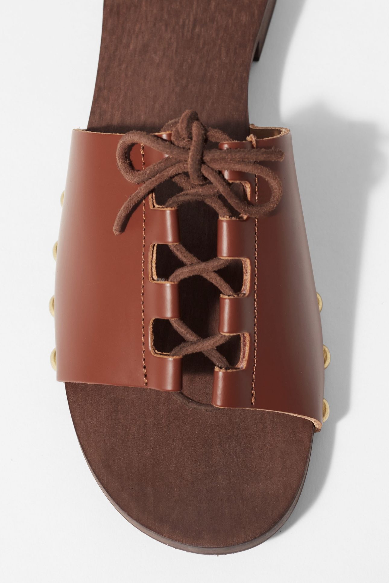 WOODY CLOG SANDAL BROWN 5