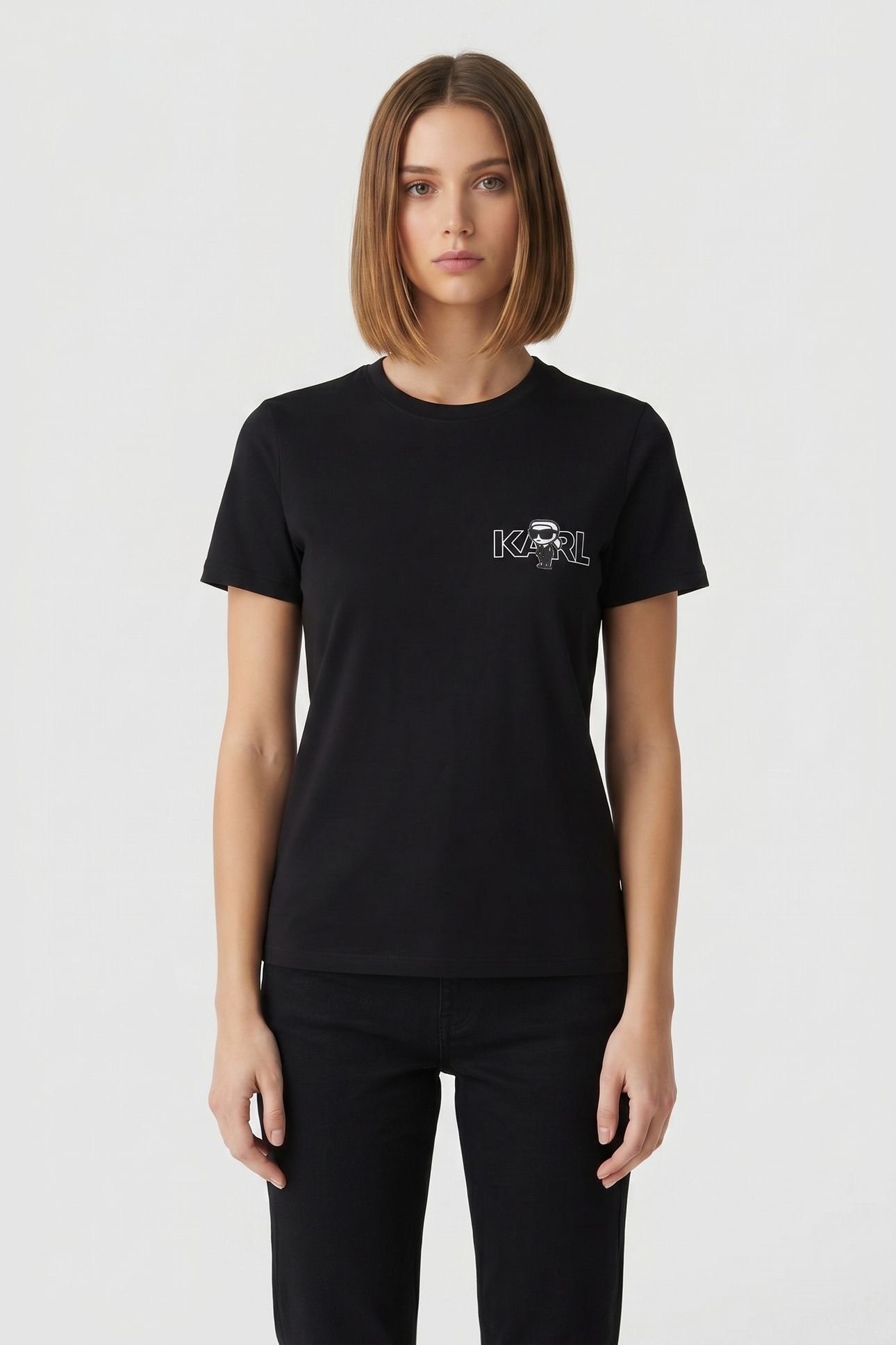 IKON SEASONAL SLIM FIT T-SHIRT BLACK 1